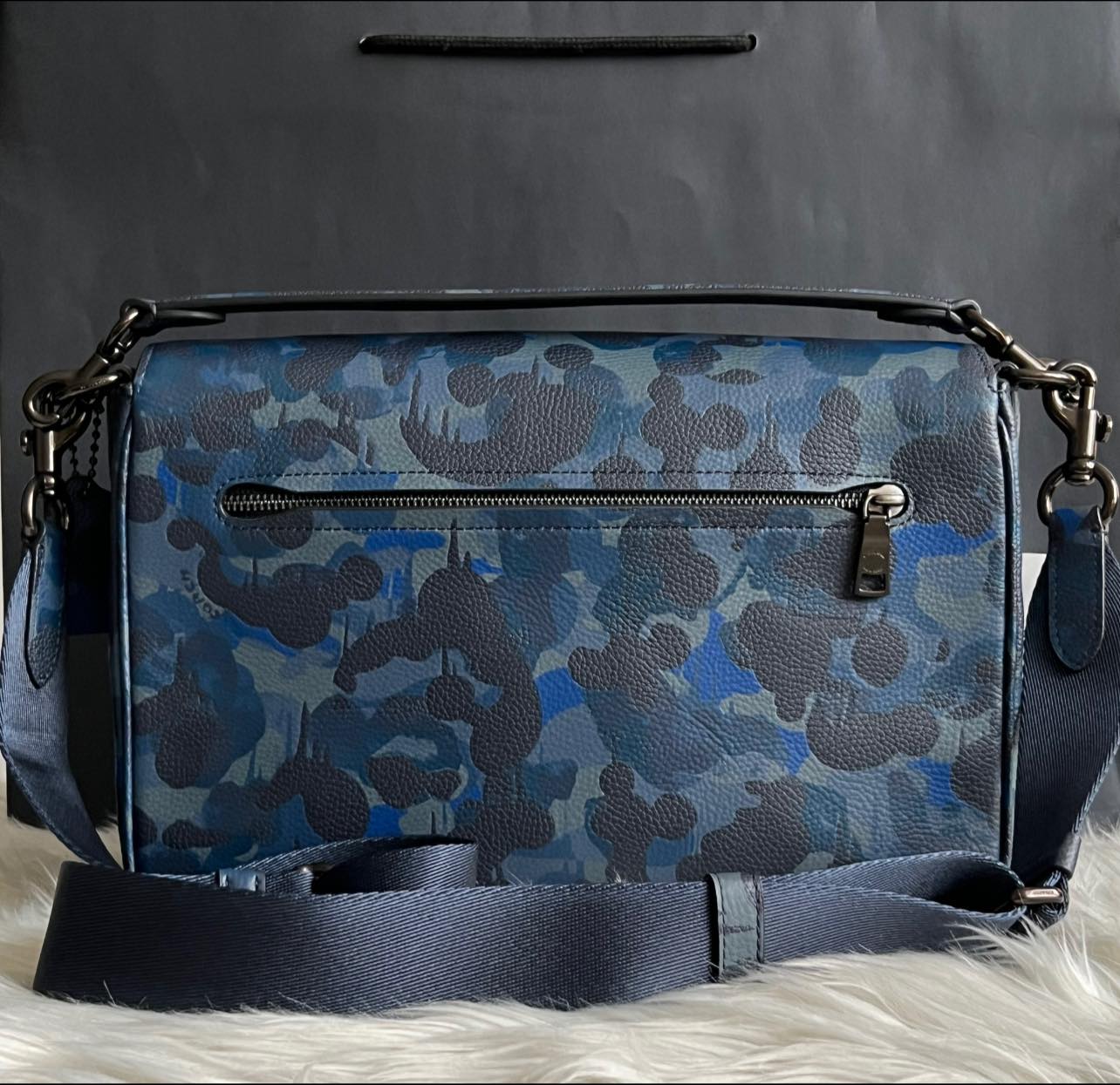 Coach Soft Tabby Messenger with Camo Print