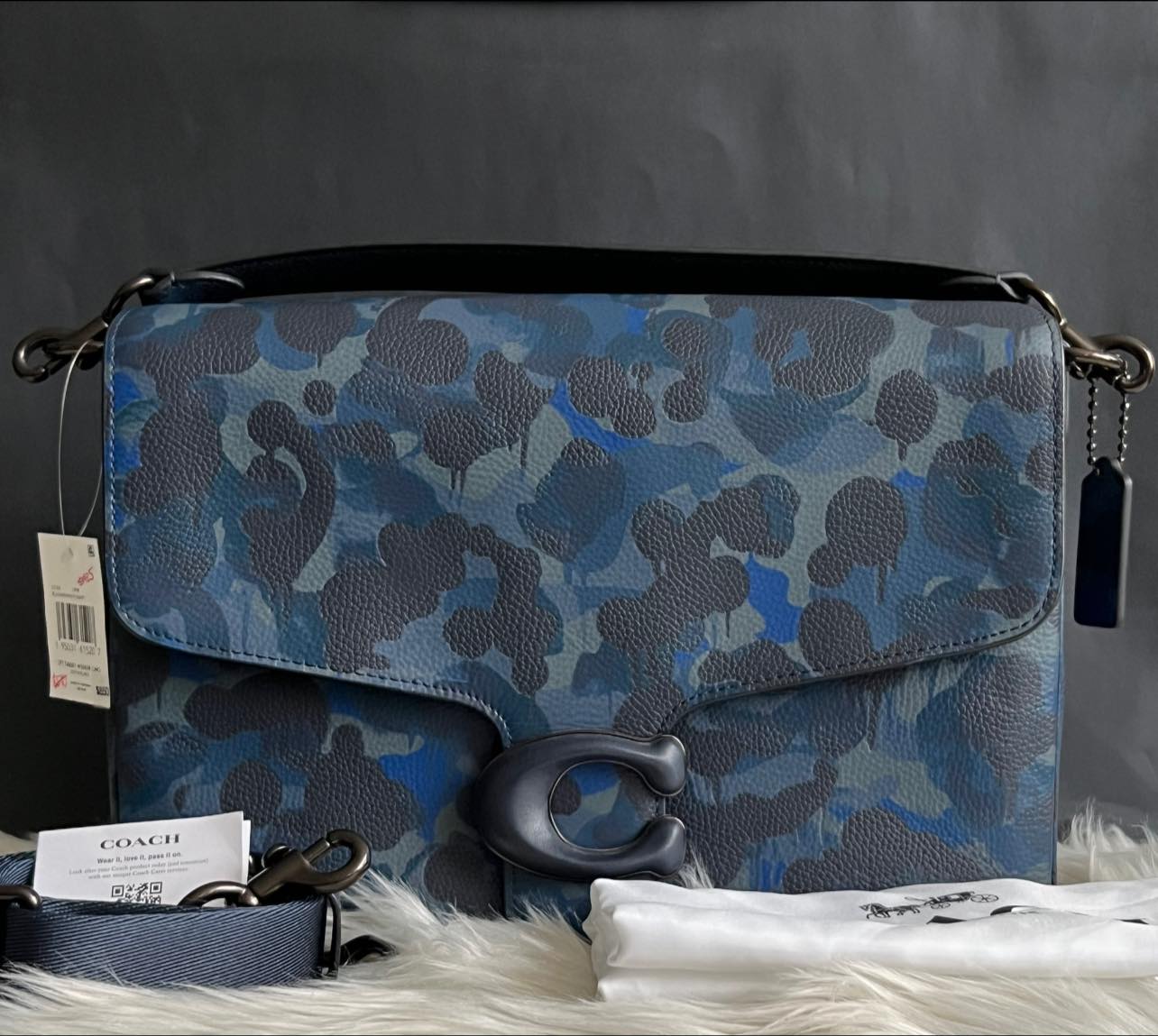 Coach Soft Tabby Messenger with Camo Print