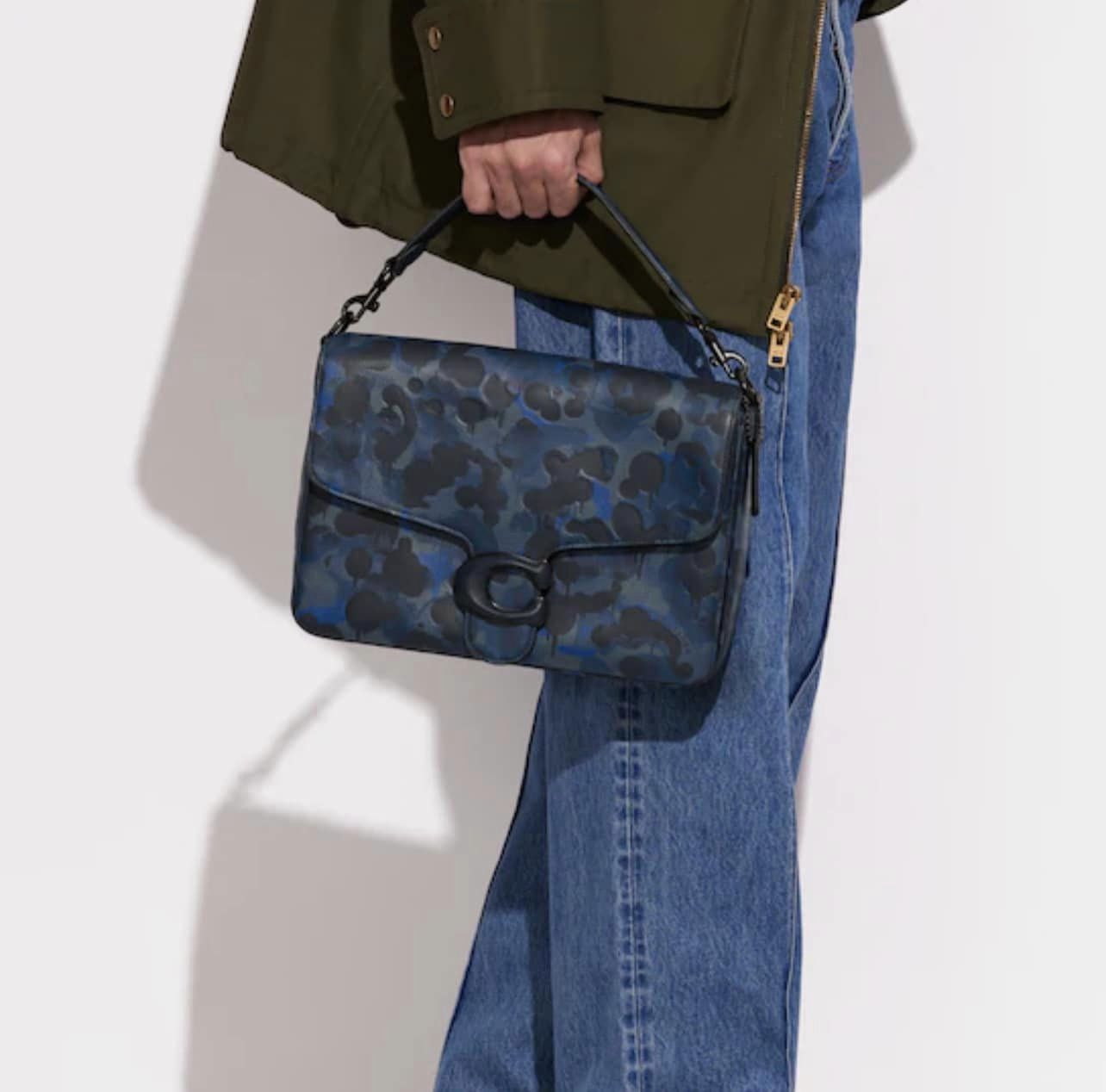 Coach Soft Tabby Messenger with Camo Print