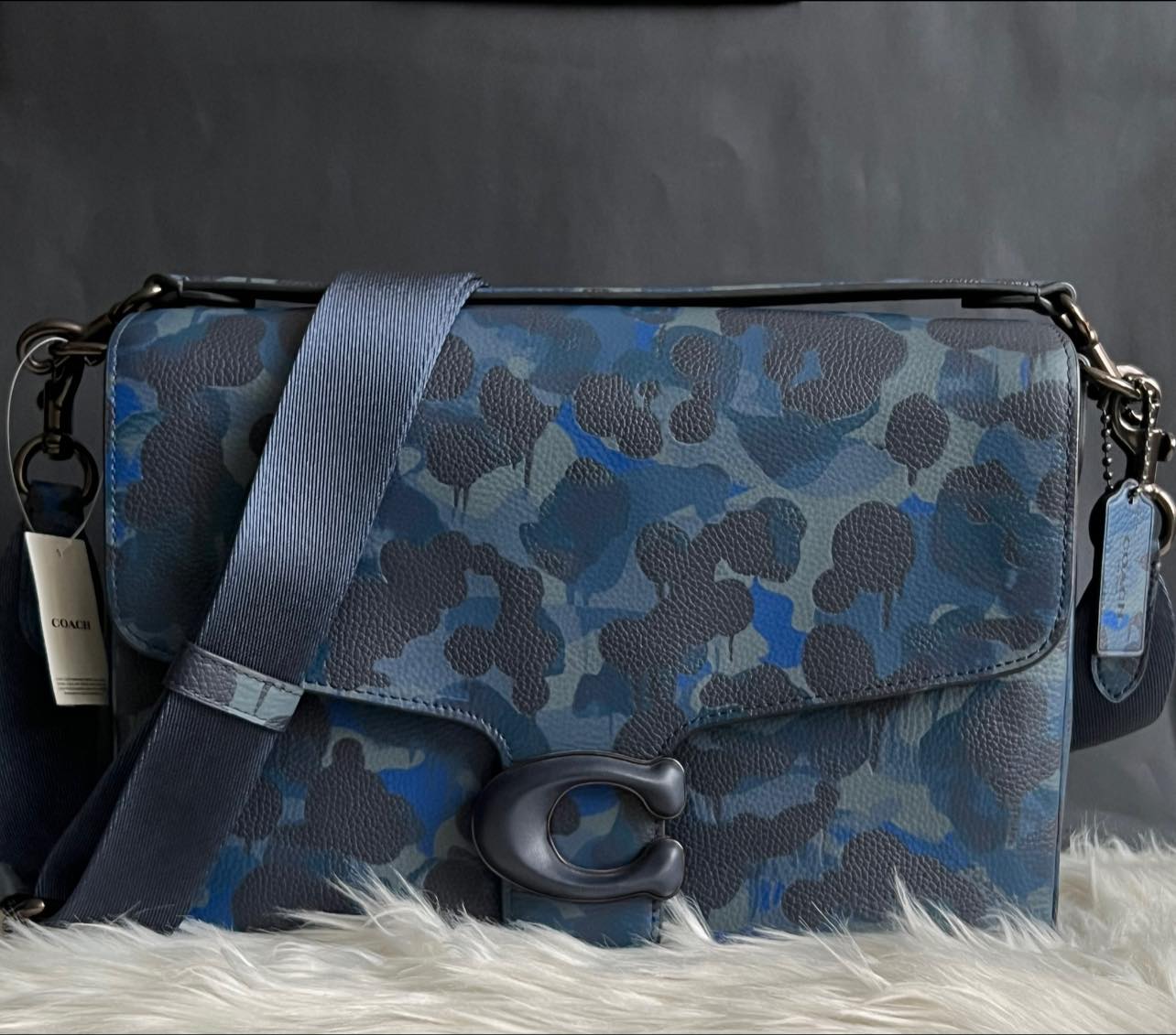 Coach Soft Tabby Messenger with Camo Print