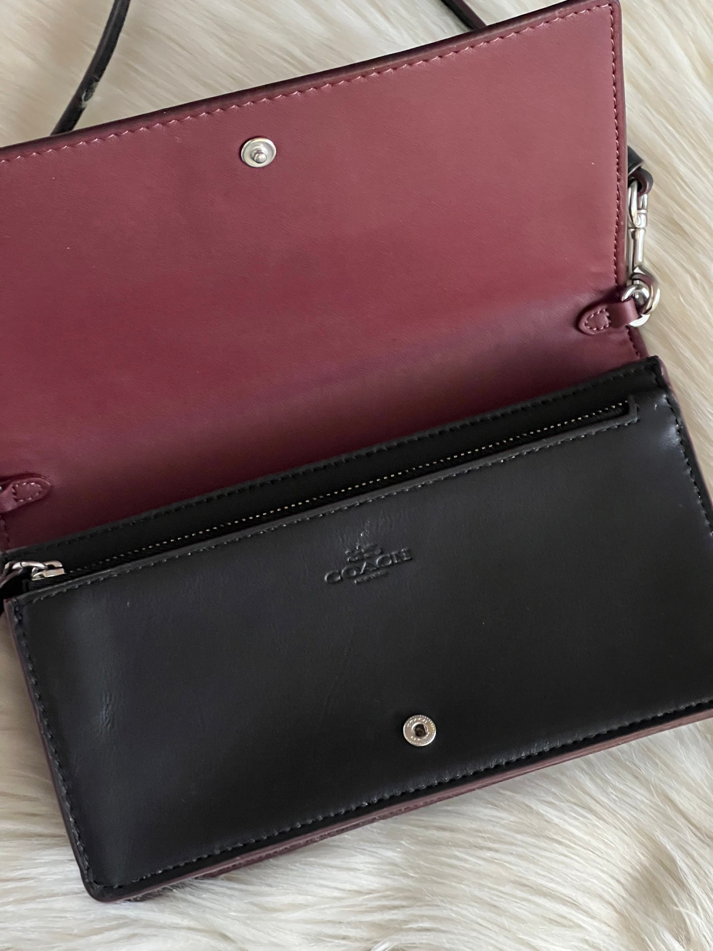 Coach Anna Foldover Clutch Crossbody