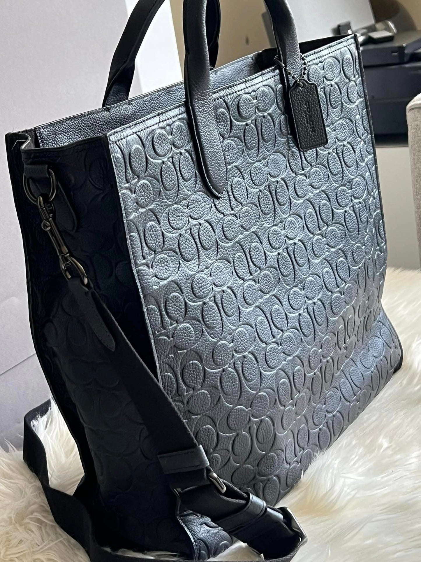 Coach Gotham Tall Tote in Signature Leather