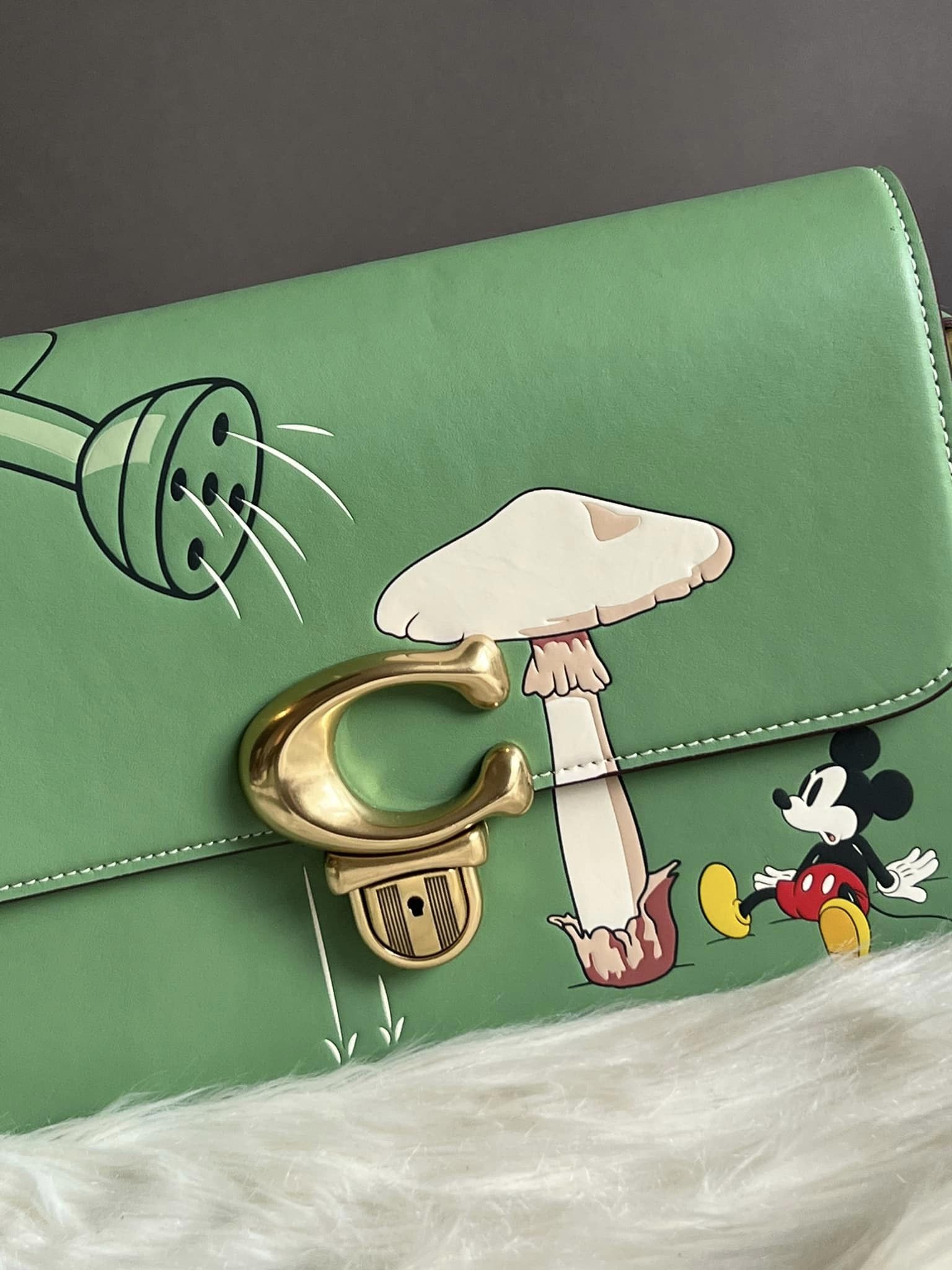 Disney X Coach Studio Shoulder Bag with Mickey Mouse and Watering Can -  Club de Mode