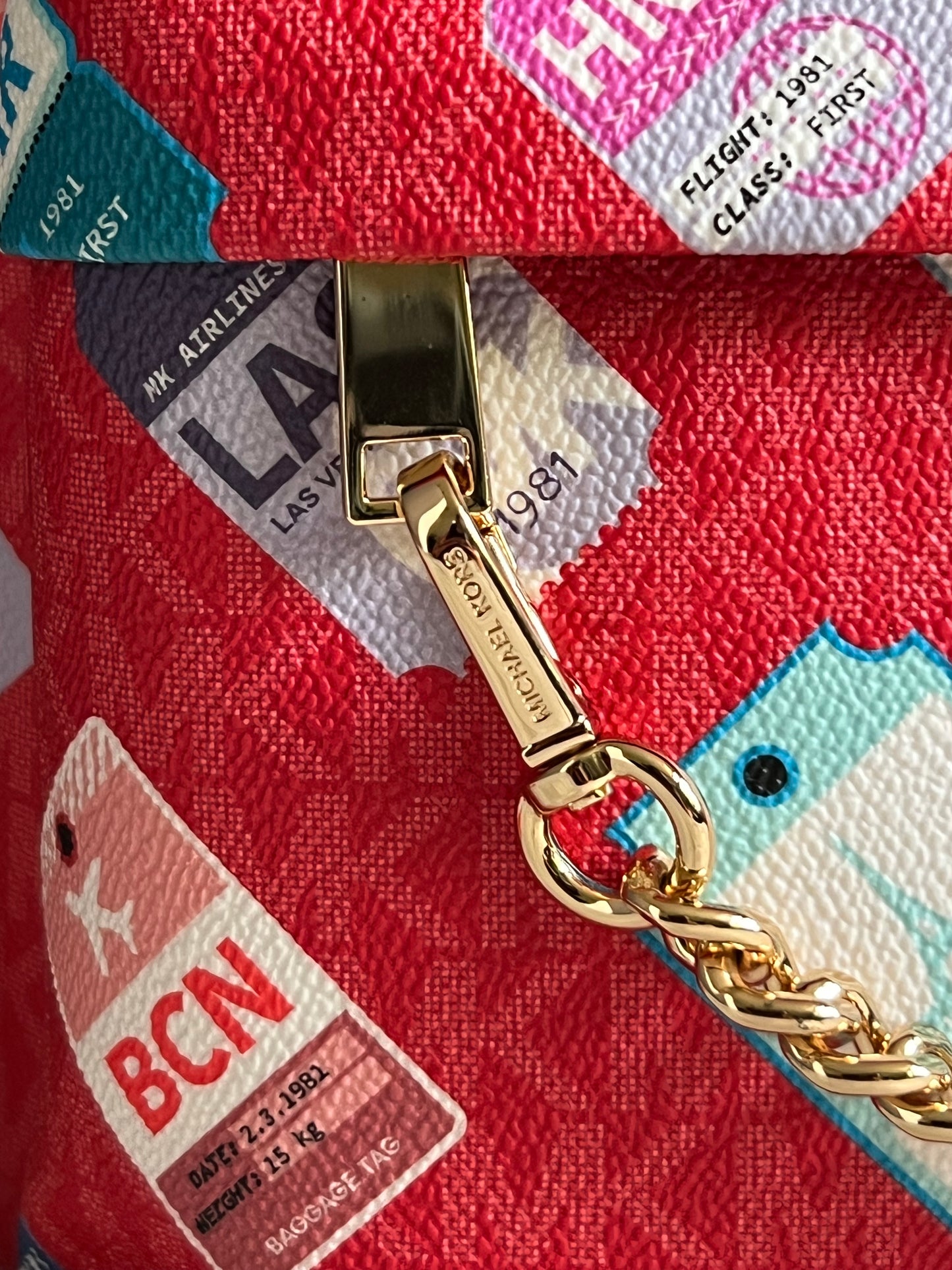 Michael Kors Slater Medium Printed Signature Logo Backpack