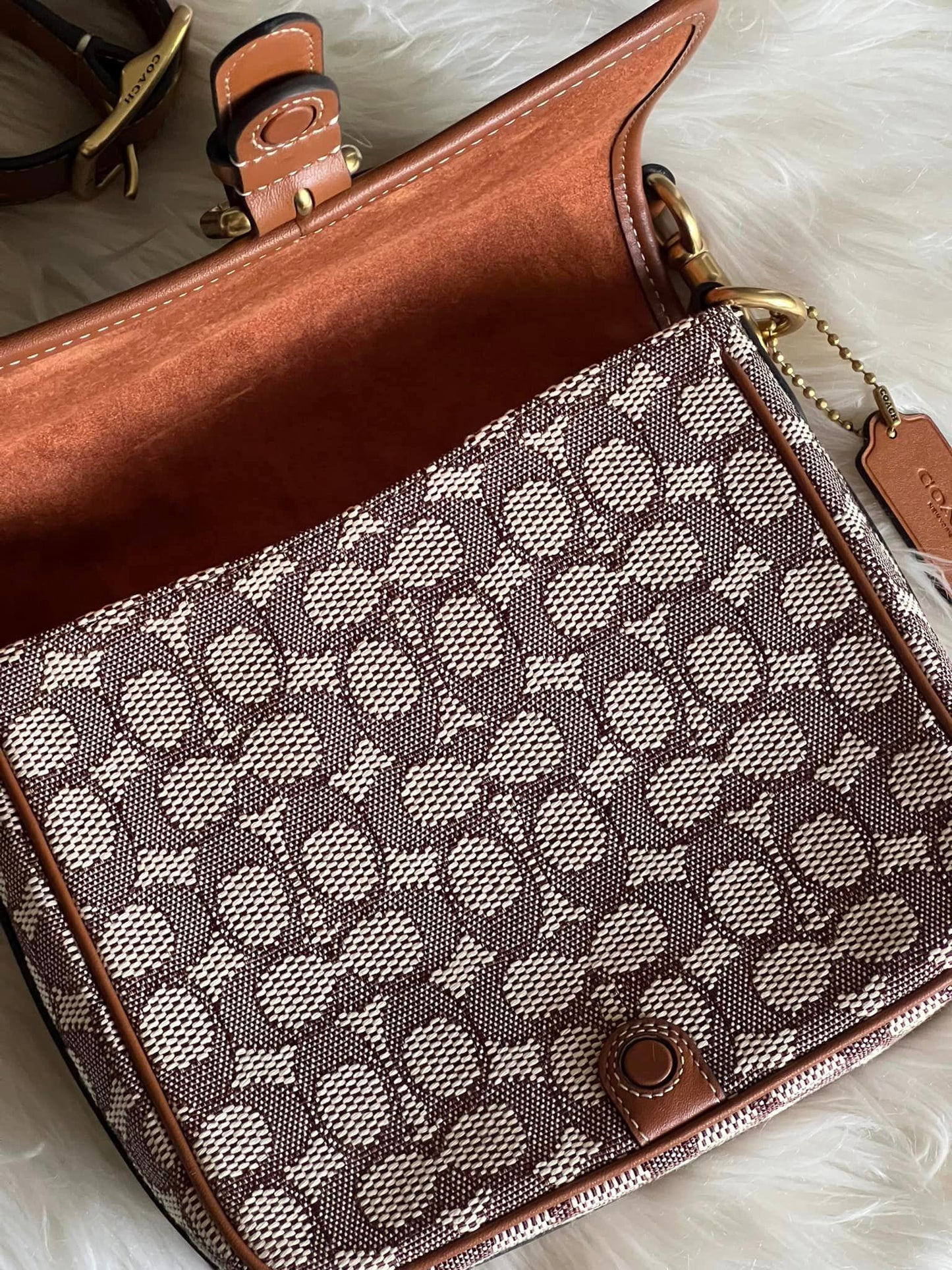 Coach Frankie Crossbody in Signature Textile Jacquard