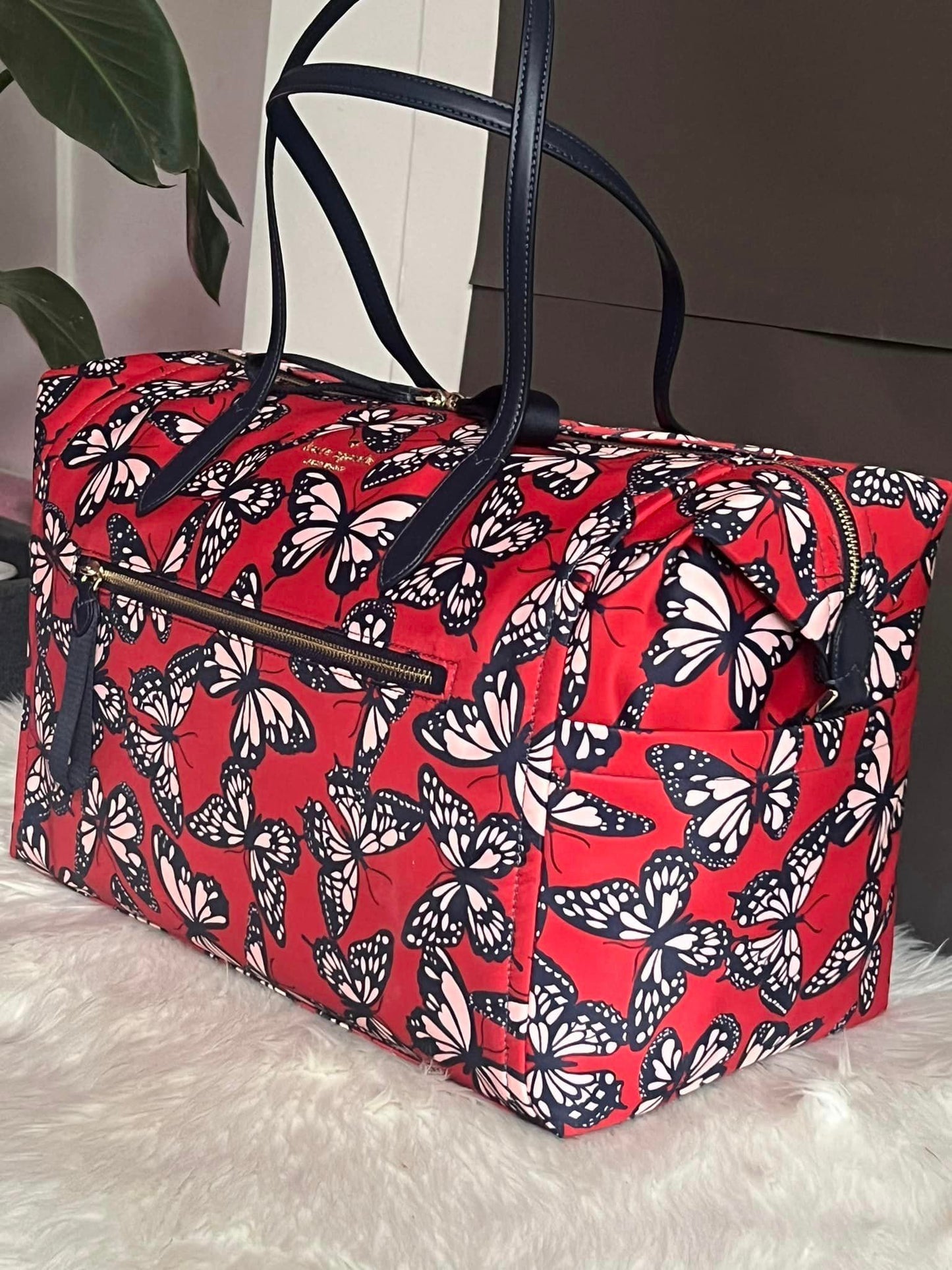 Kate Spade Chelsea Butterfly Print Weekender