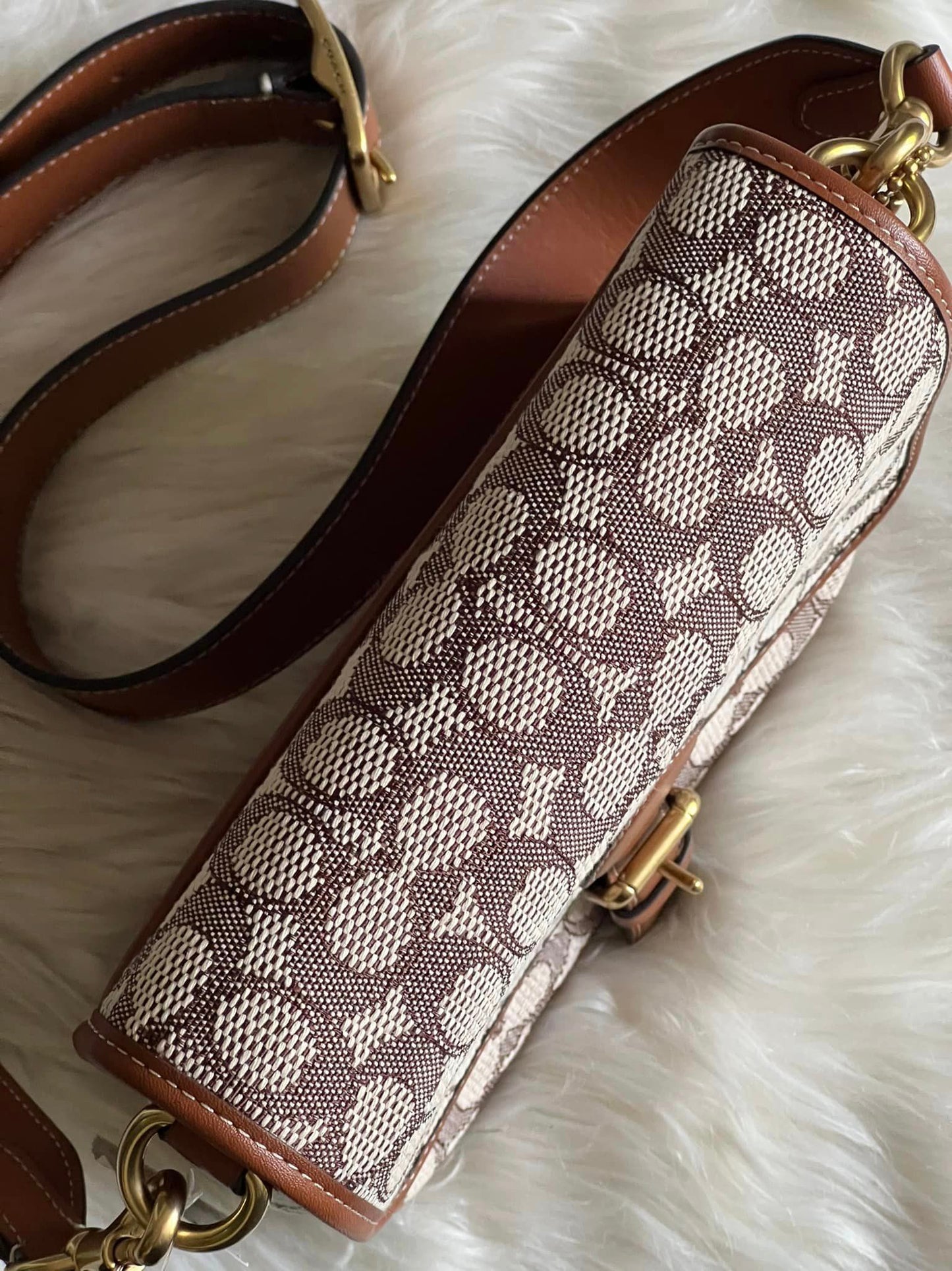 Coach Frankie Crossbody in Signature Textile Jacquard