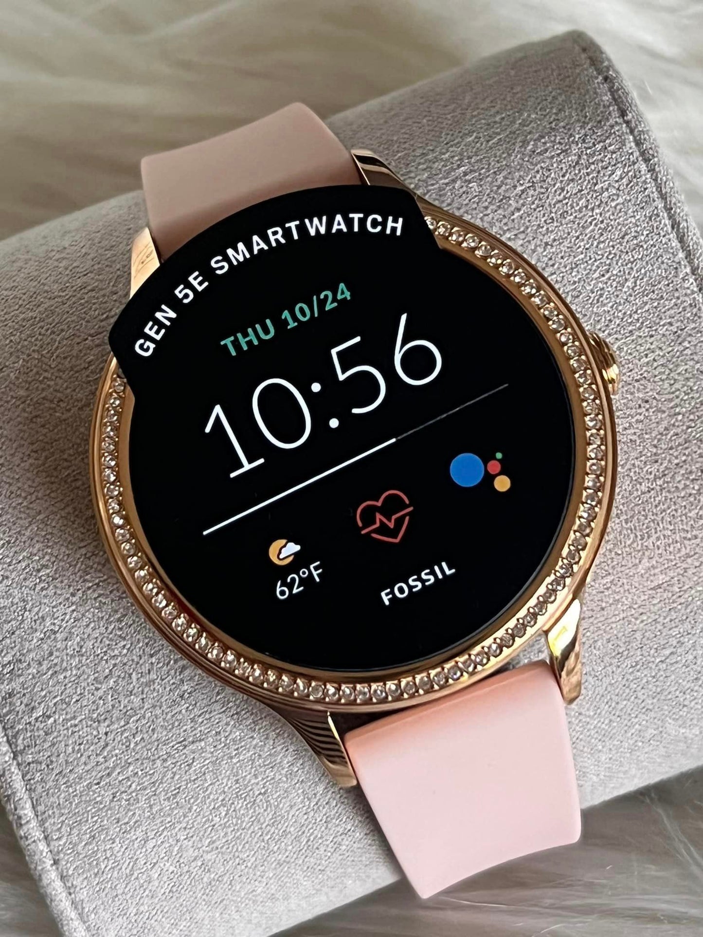 Fossil 5E Smartwatch Blush Silicone