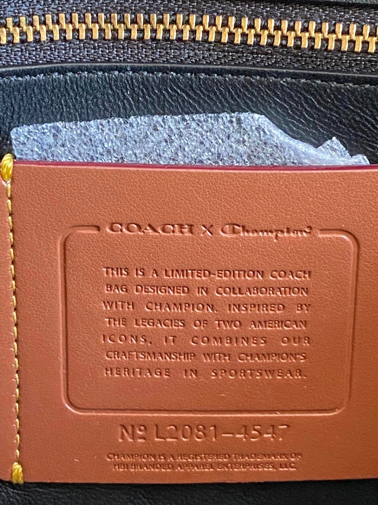 Coach X Champion Turnlock Clutch in Signature Canvas