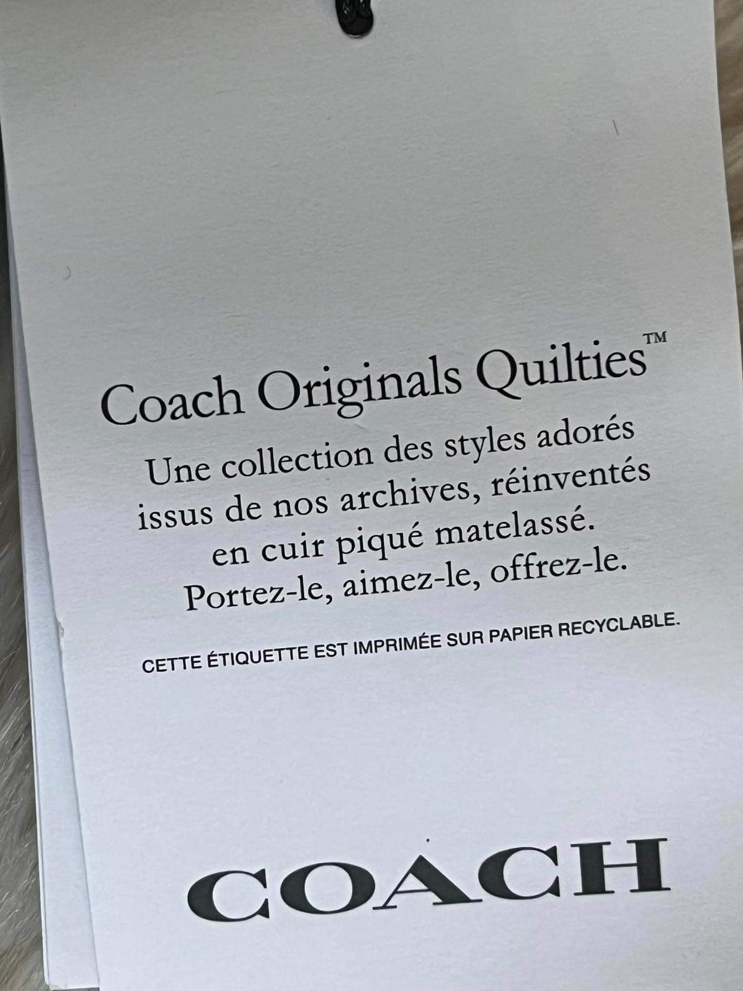 Coach Dinky 18 in Signature Jacquard with Quilting