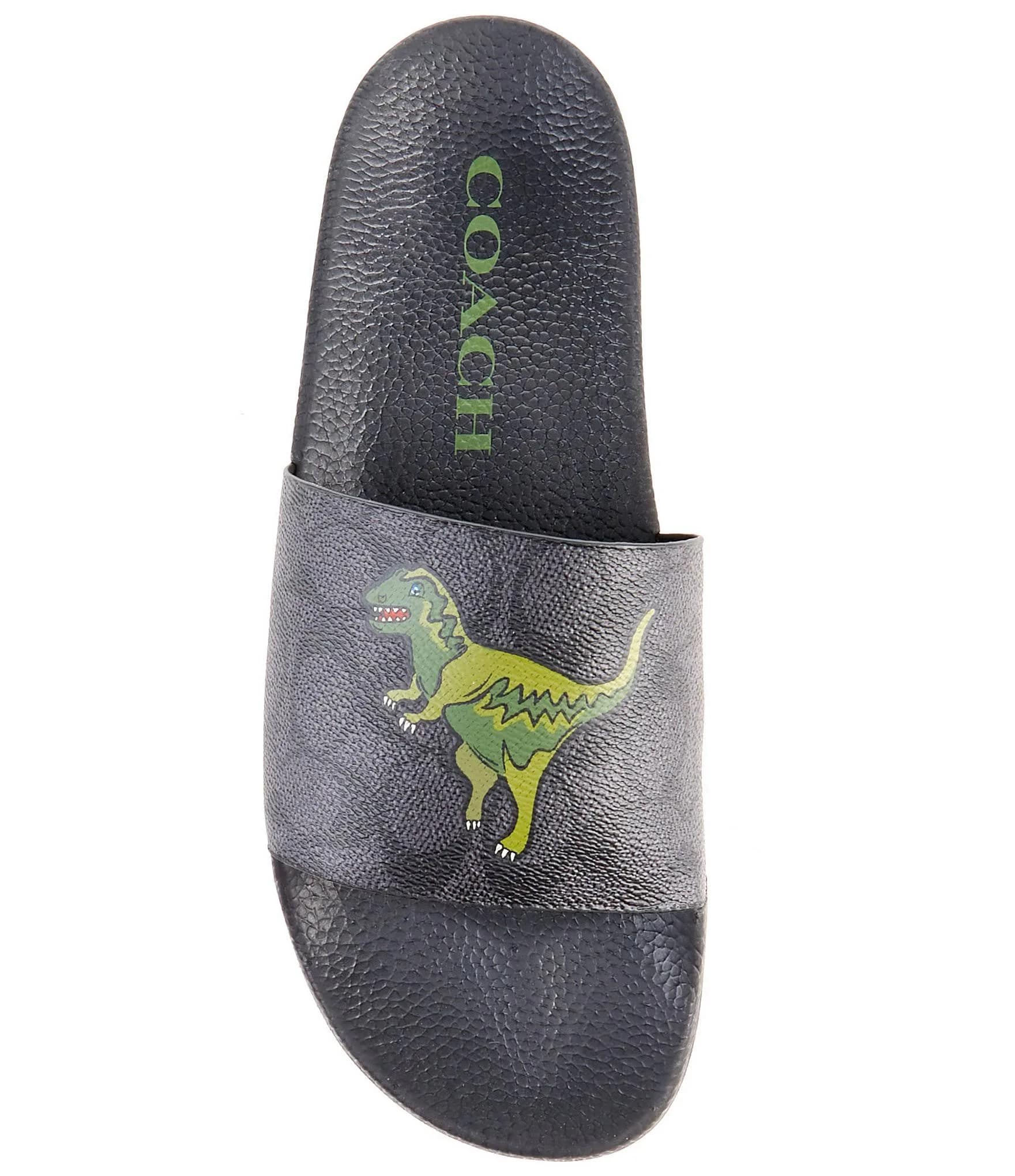 Coach Men s Rexy Signature Slides Club de Mode