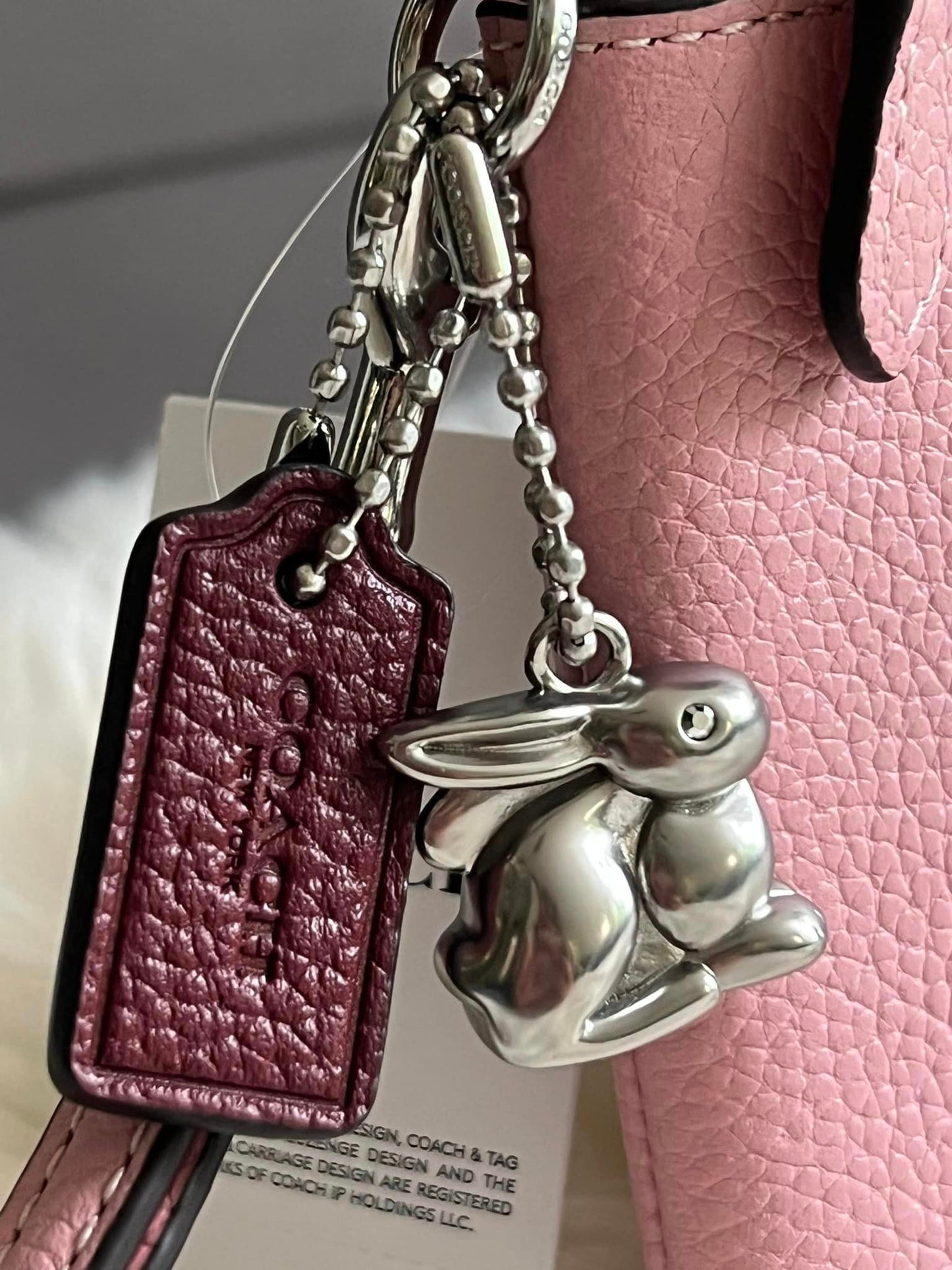 Coach Lunar New Year Small Wristlet with Rabbit