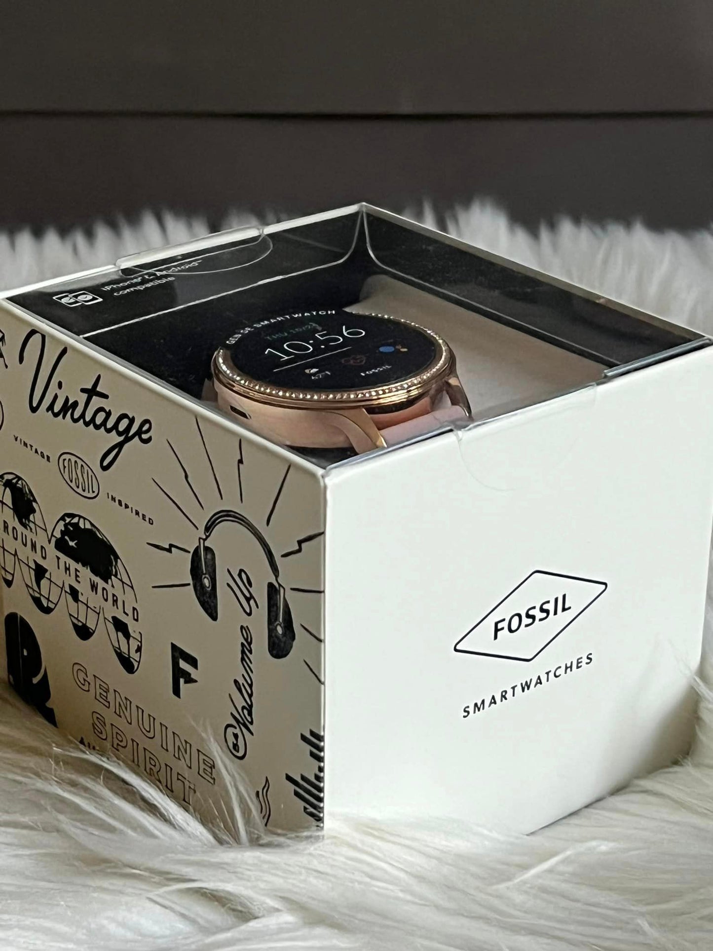 Fossil 5E Smartwatch Blush Silicone