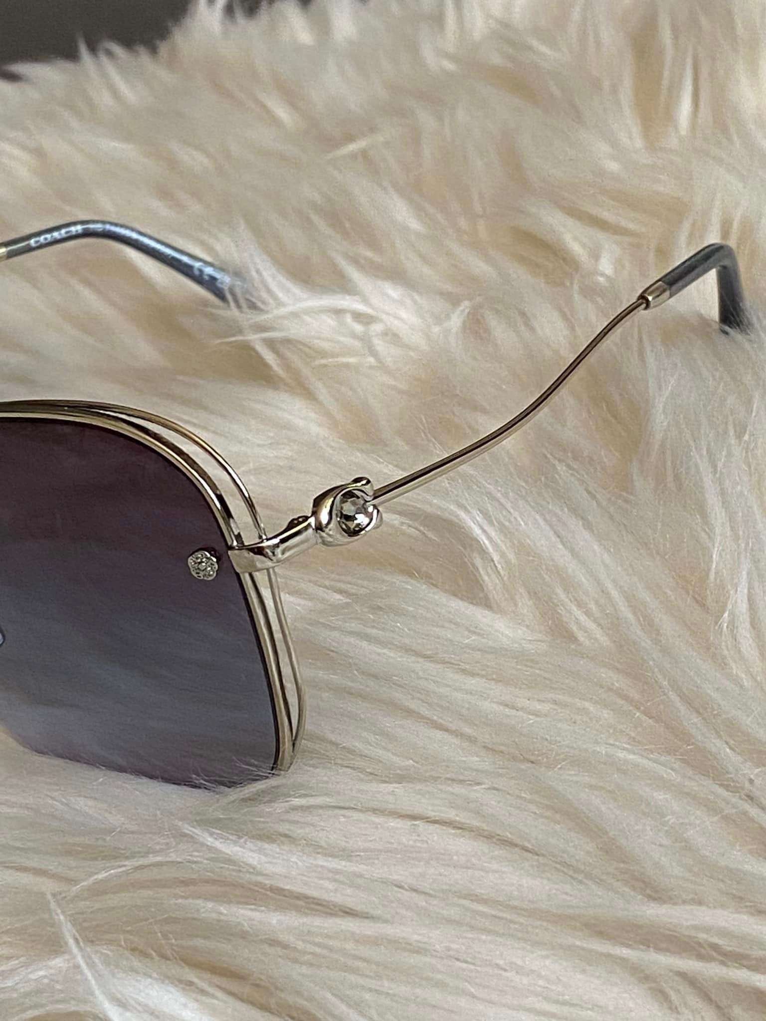 Coach aviator 2025 sunglasses butterfly