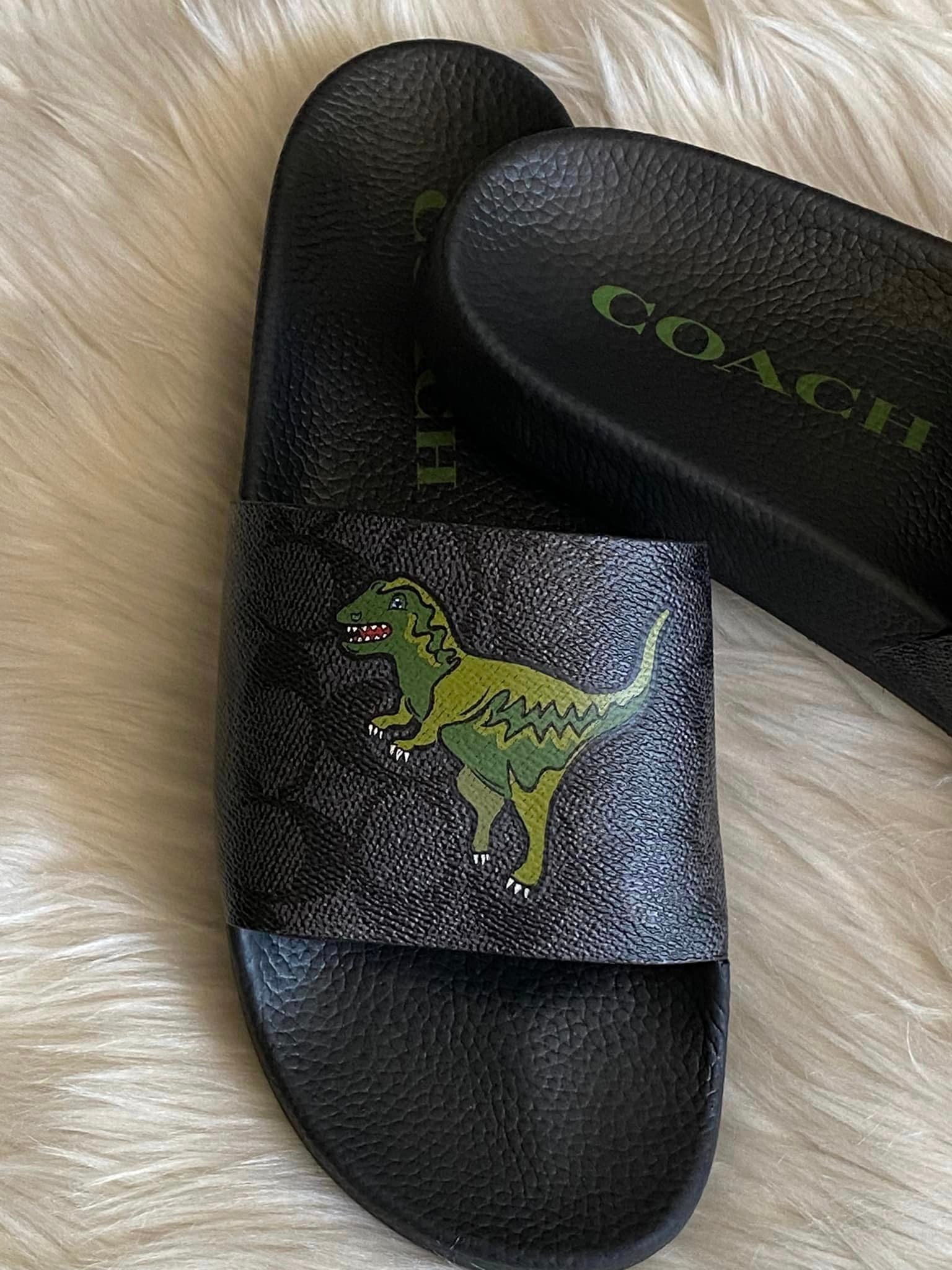 Coach best sale rexy slides