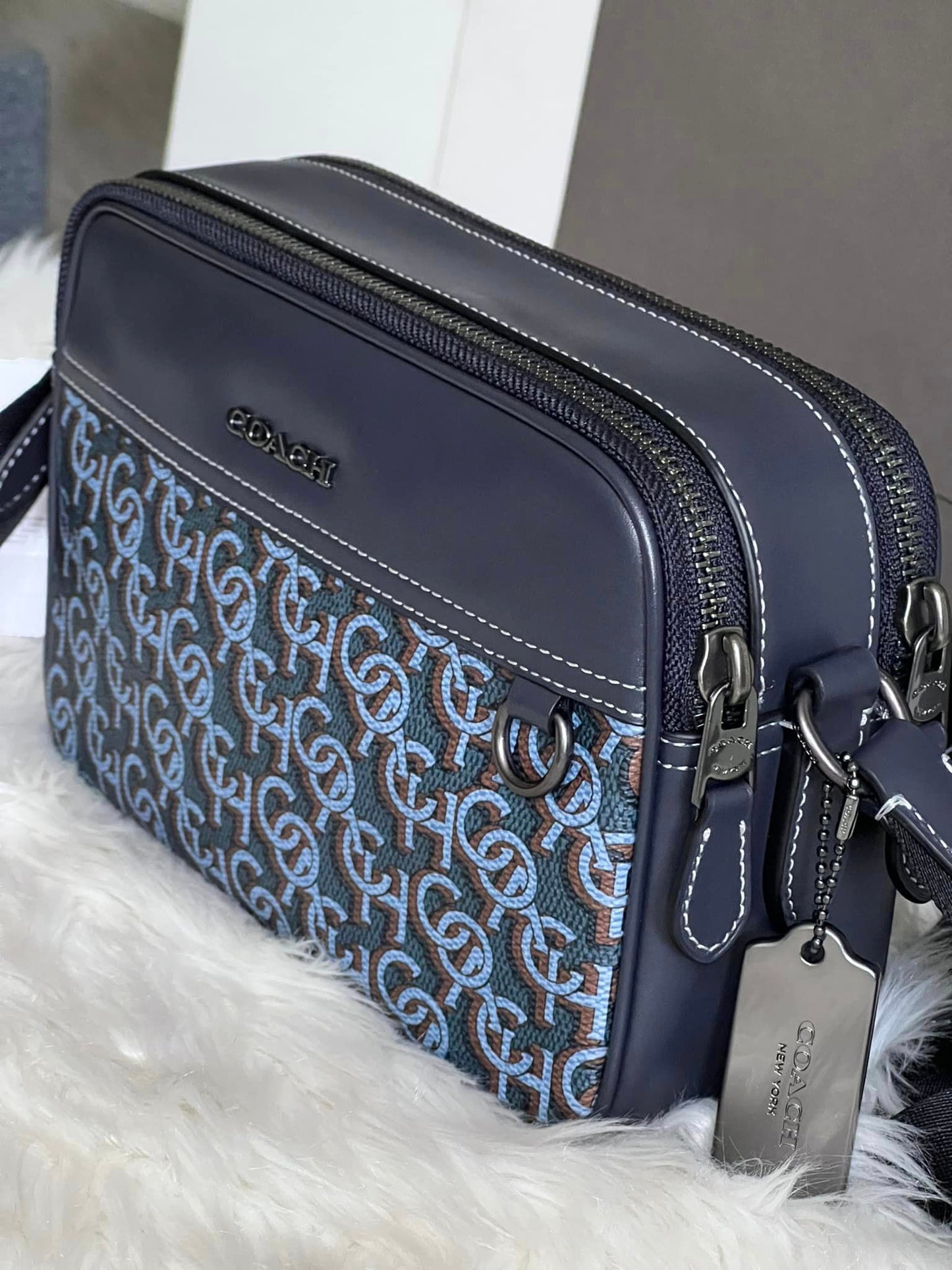 Coach Graham Crossbody with Coach Monogram Print