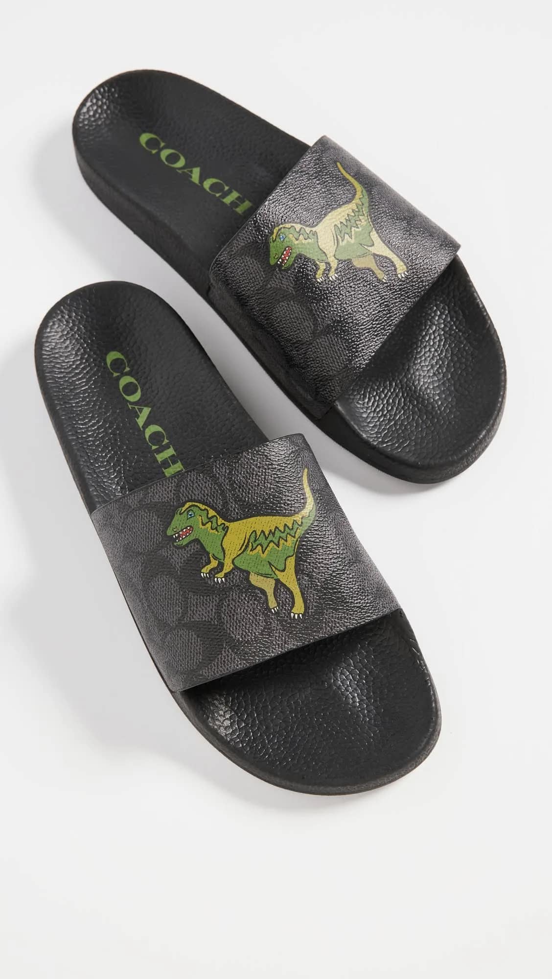 Coach Men s Rexy Signature Slides Club de Mode