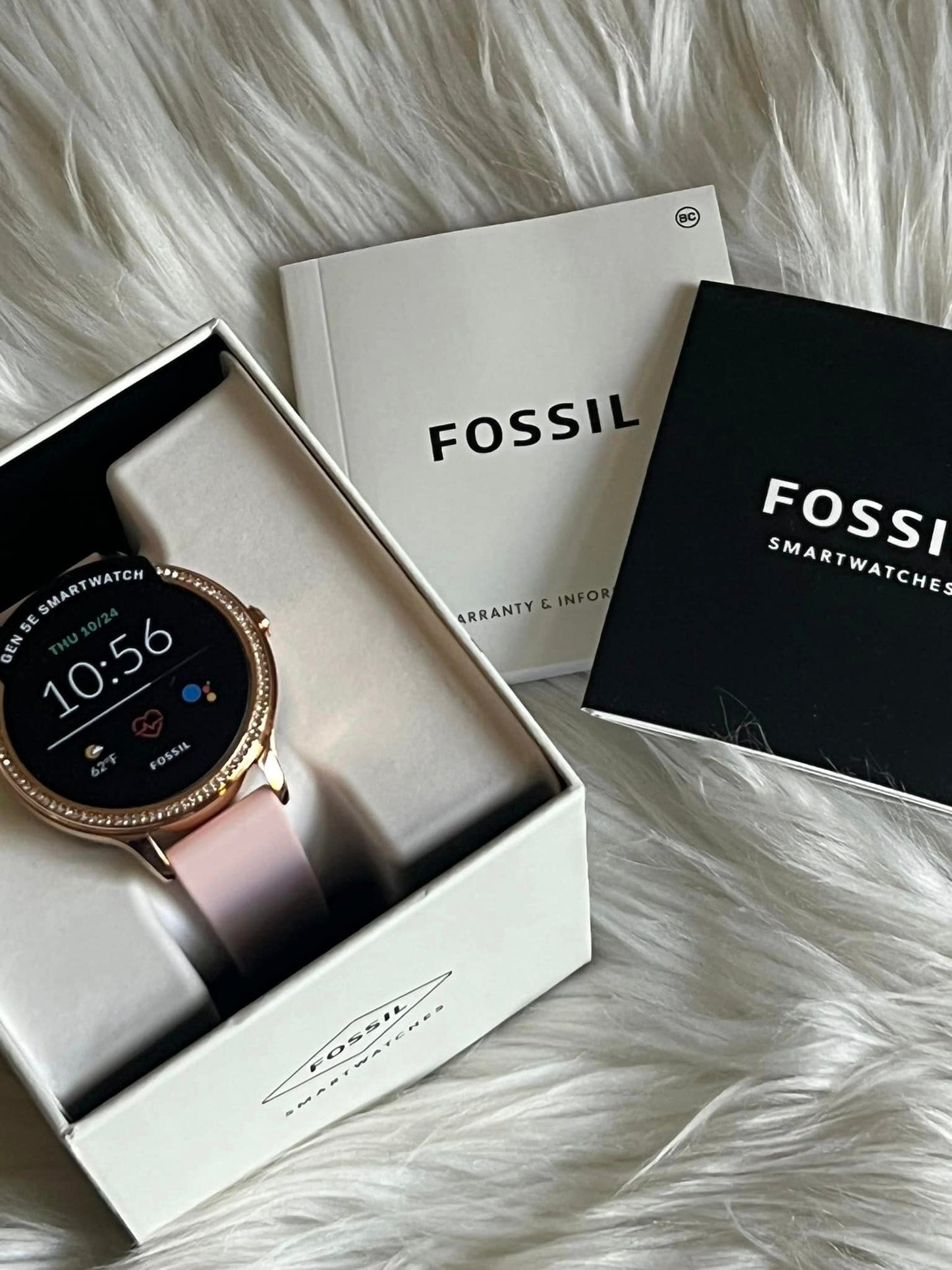 Fossil 5E Smartwatch Blush Silicone