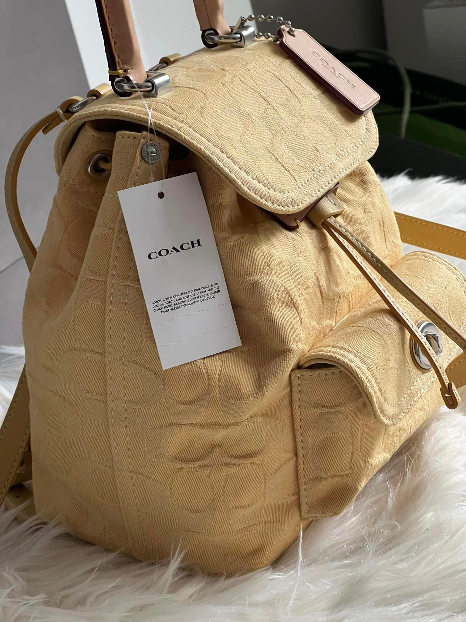 coach backpack riya Coach Riya Backpack 21 in Signature Denim – Club de Mode