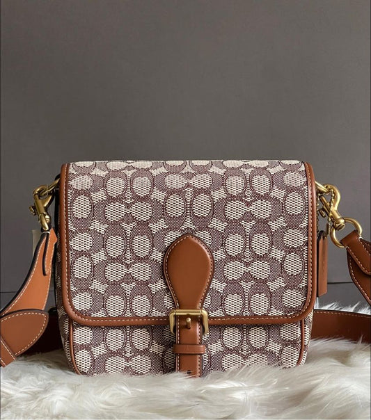 Coach Frankie Crossbody in Signature Textile Jacquard