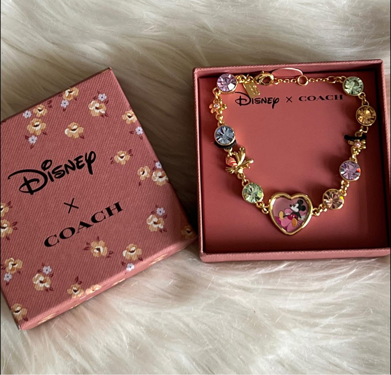 Disney X Coach Mickey Mouse Flower Bee Bracelet