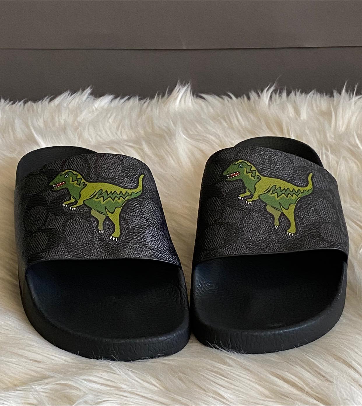 Coach Men s Rexy Signature Slides Club de Mode