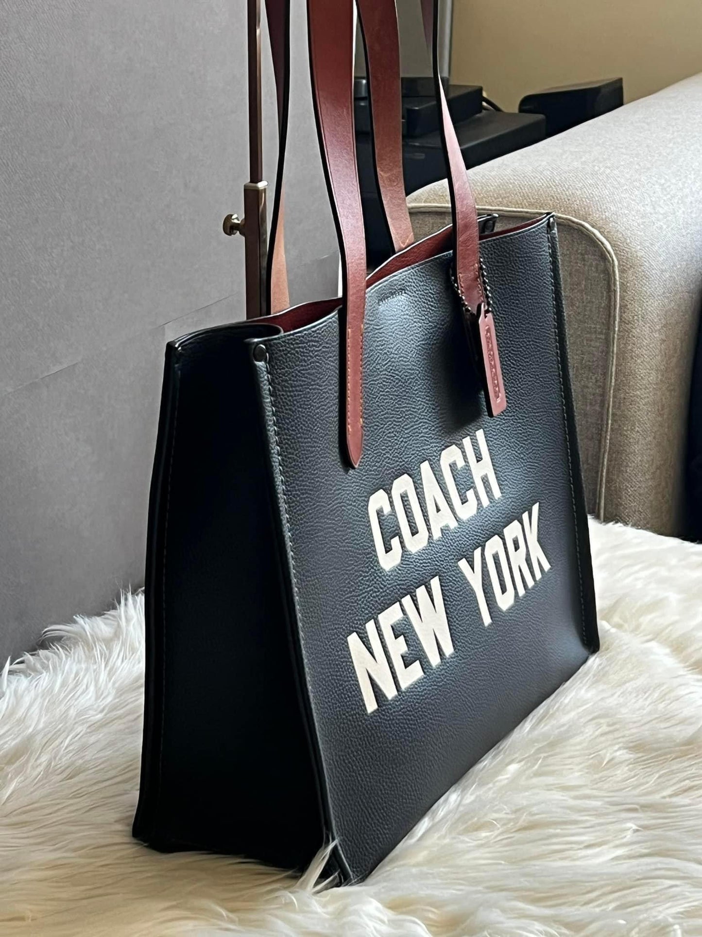 Coach Relay Tote 34 with Coach Graphic