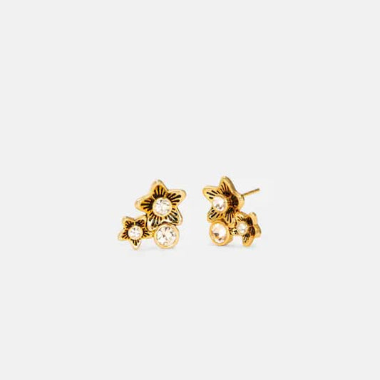 Coach Wildflower Cluster Stud Earrings