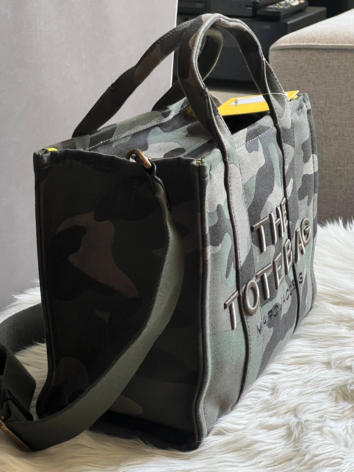 Marc Jacobs The Camo Jacquard Medium Tote Bag