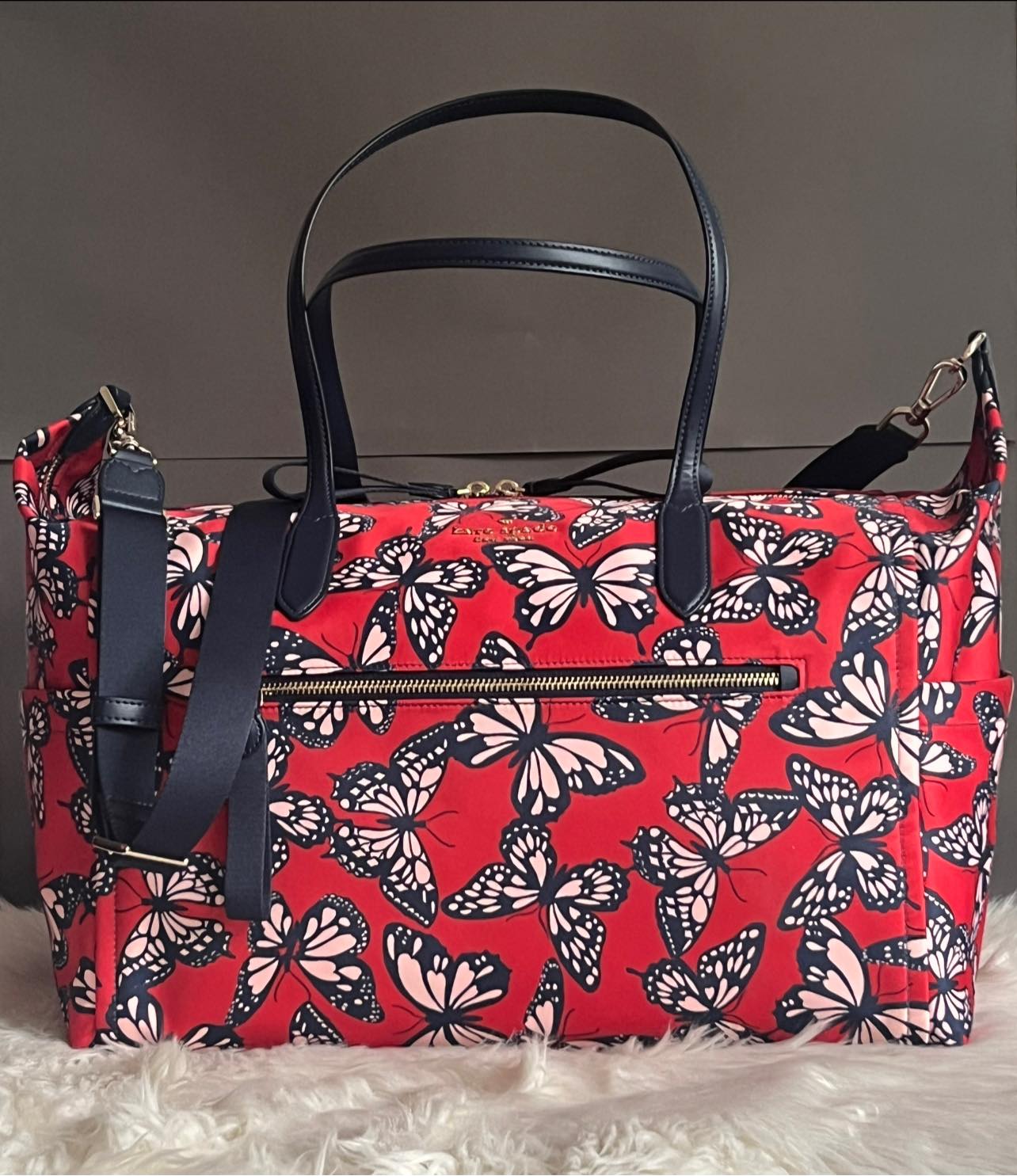 Kate Spade Chelsea Butterfly Print Weekender