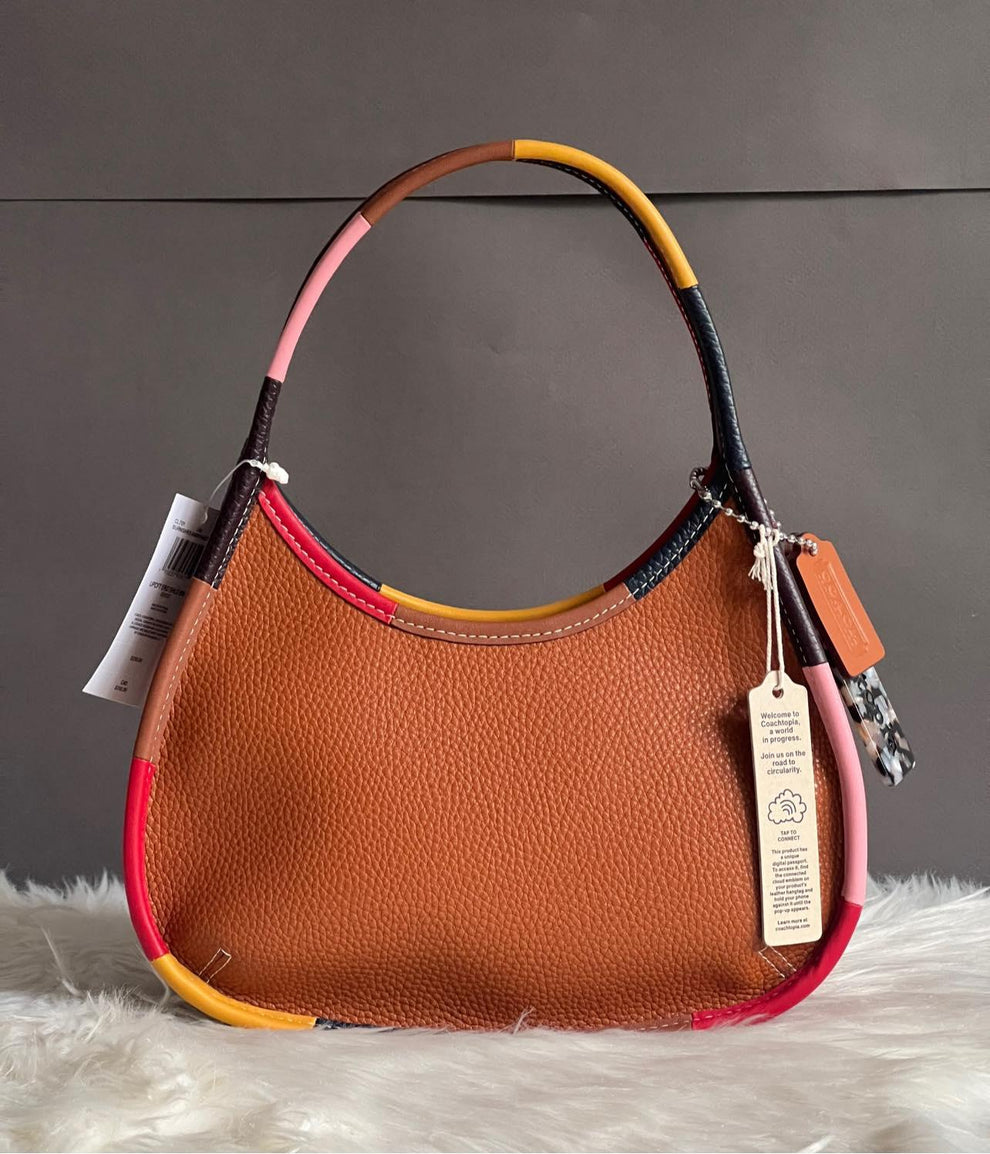 Coach Ergo Shoulder Bag in Coachtopia Leather with Upcrafted Scrap Bin