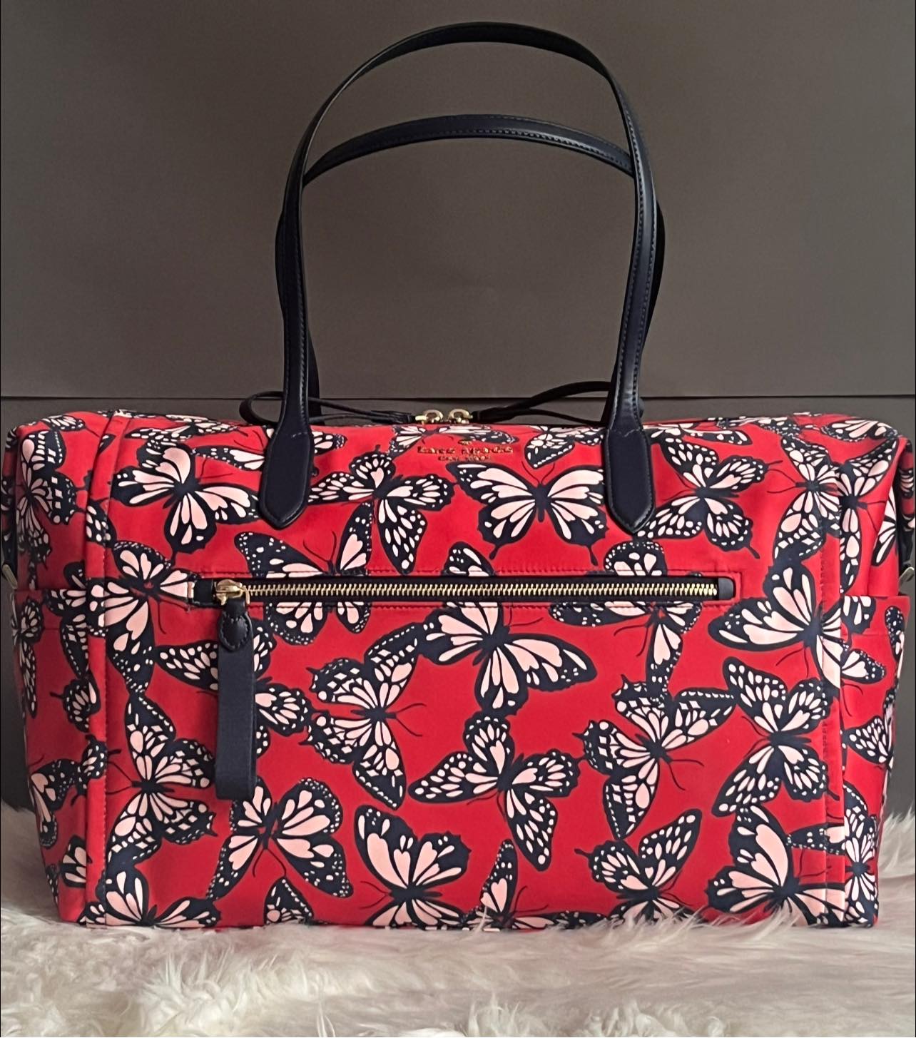 Kate Spade Chelsea Butterfly Print Weekender