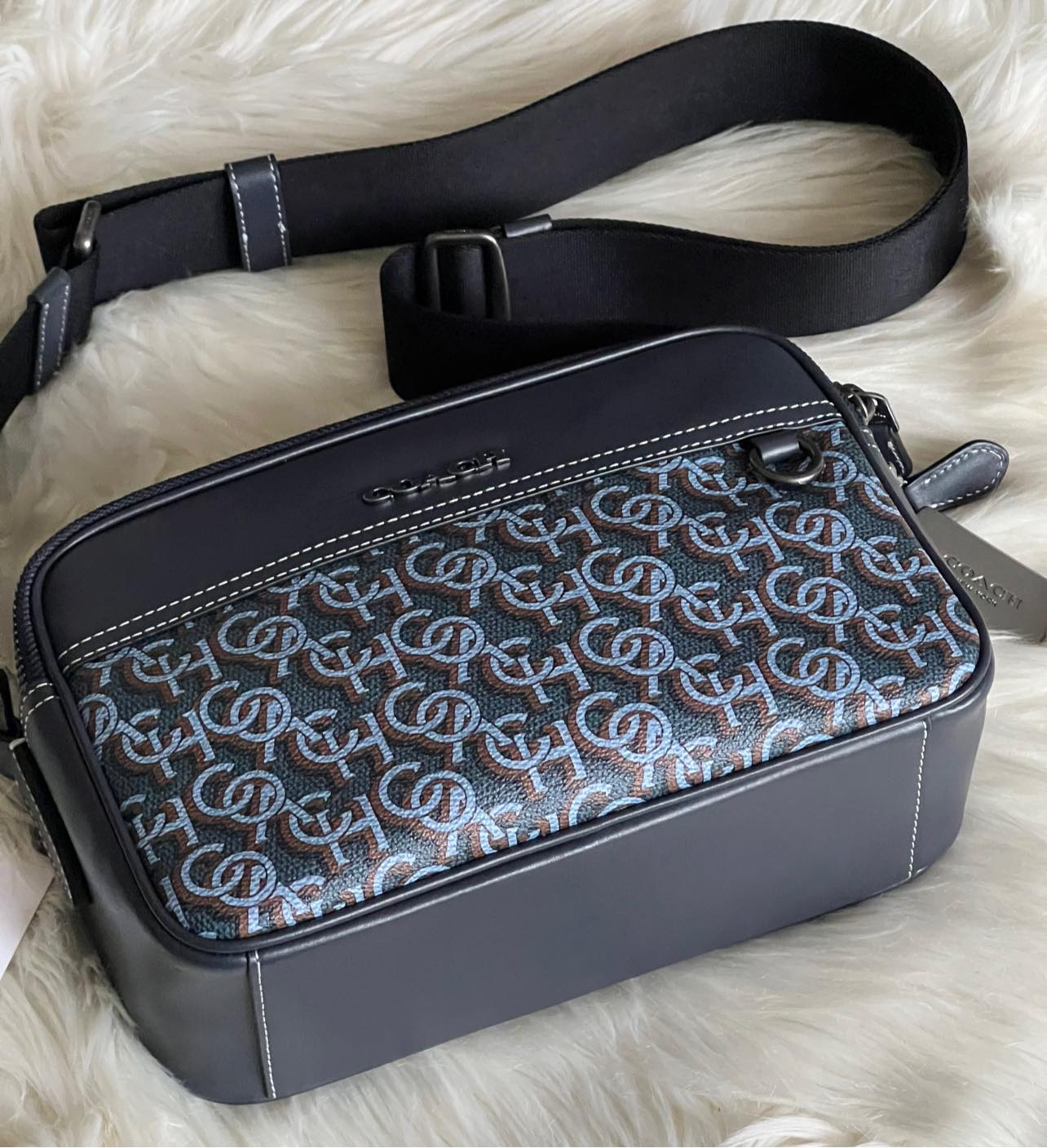 Coach Graham Crossbody with Coach Monogram Print