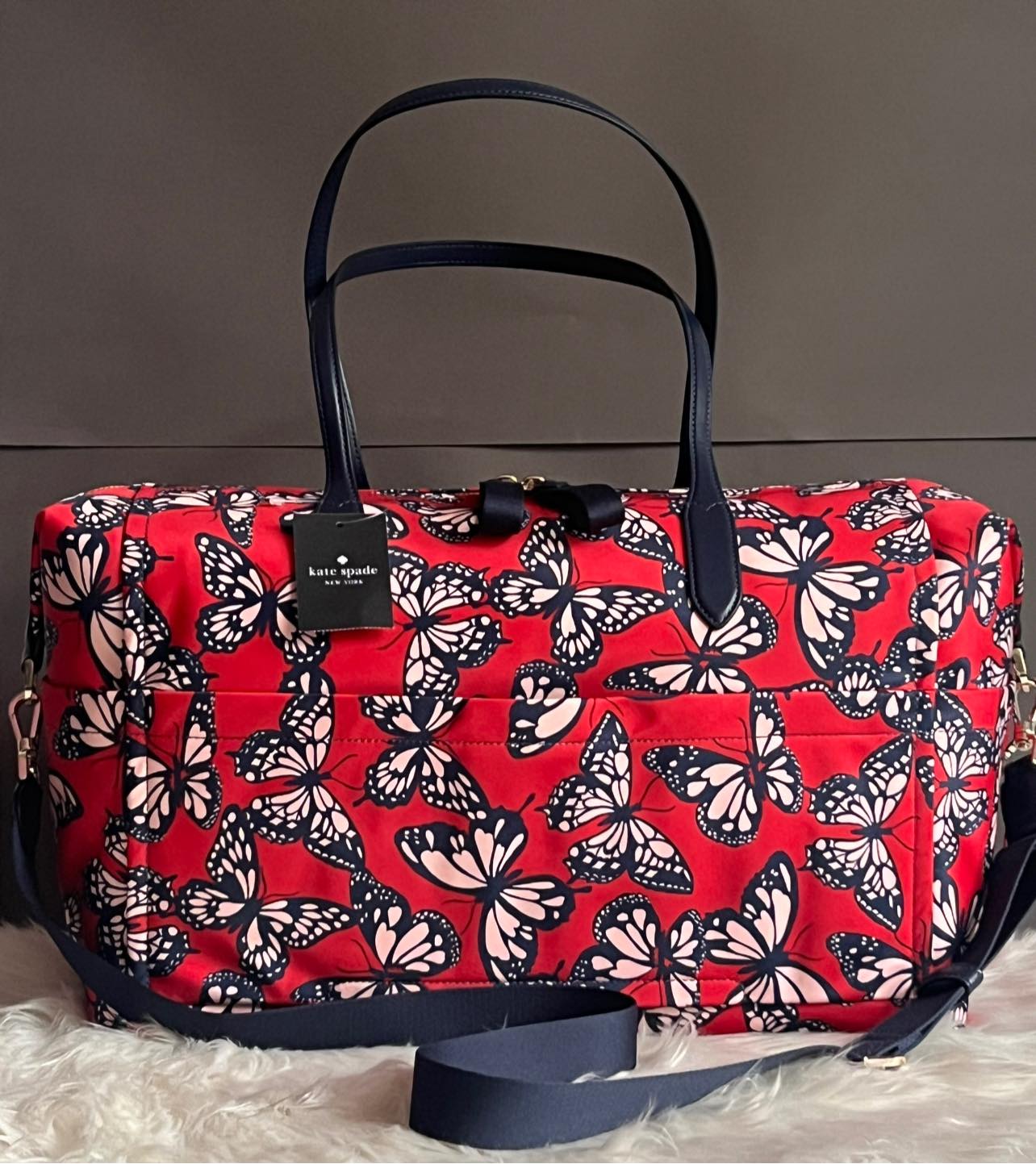 Kate Spade Chelsea Butterfly Print Weekender