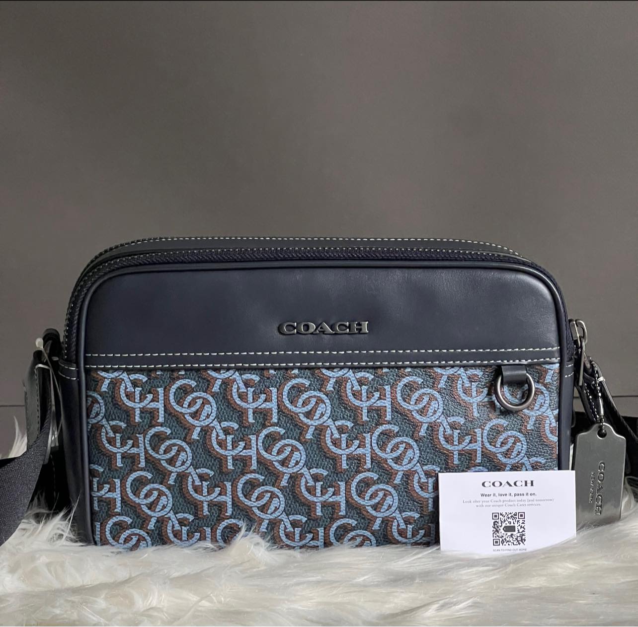 Coach Graham Crossbody with Coach Monogram Print