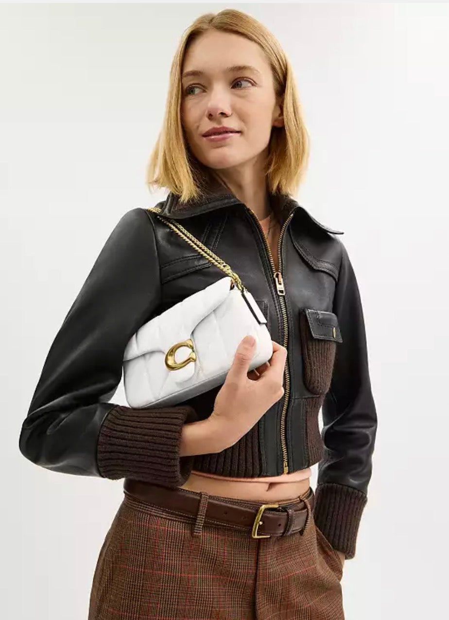 Coach Tabby Chain Crossbody Bag 19 with Quilting