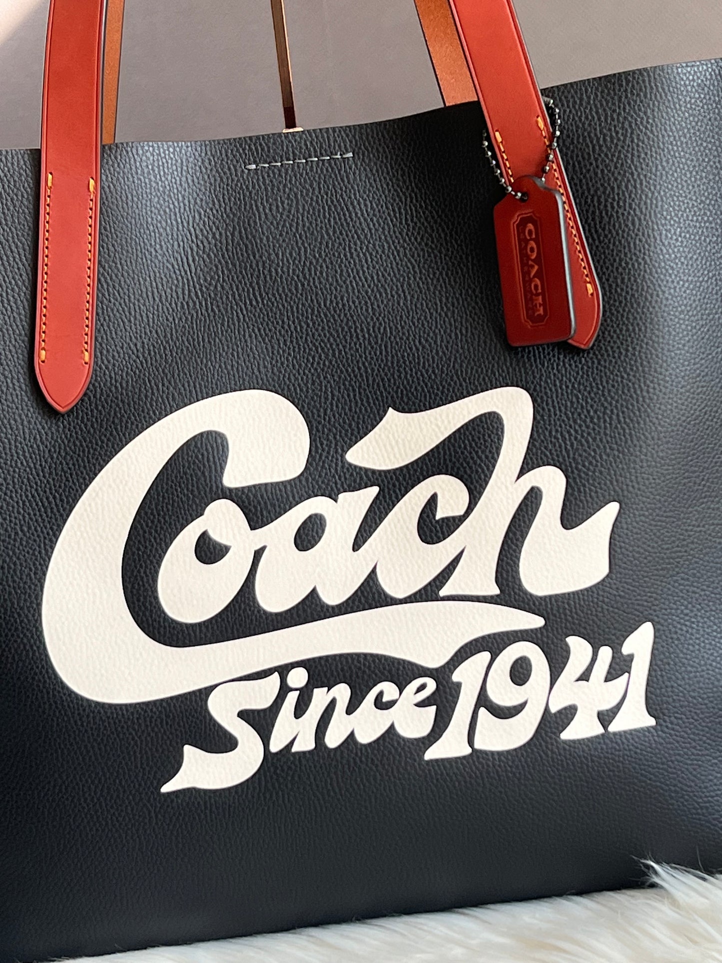 Coach Relay Tote with Coach Graphic