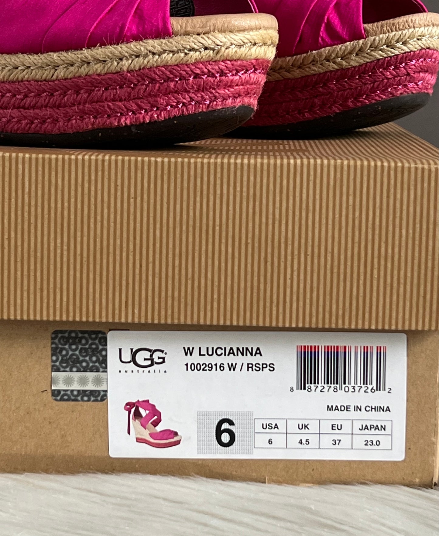 UGG Lucianna Platform Wedge Sandals