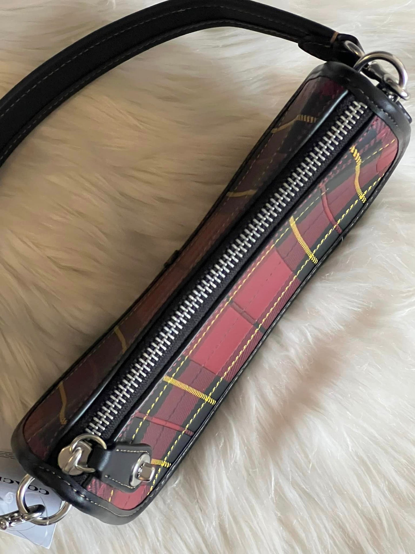 Coach Swinger 20 with Plaid Print