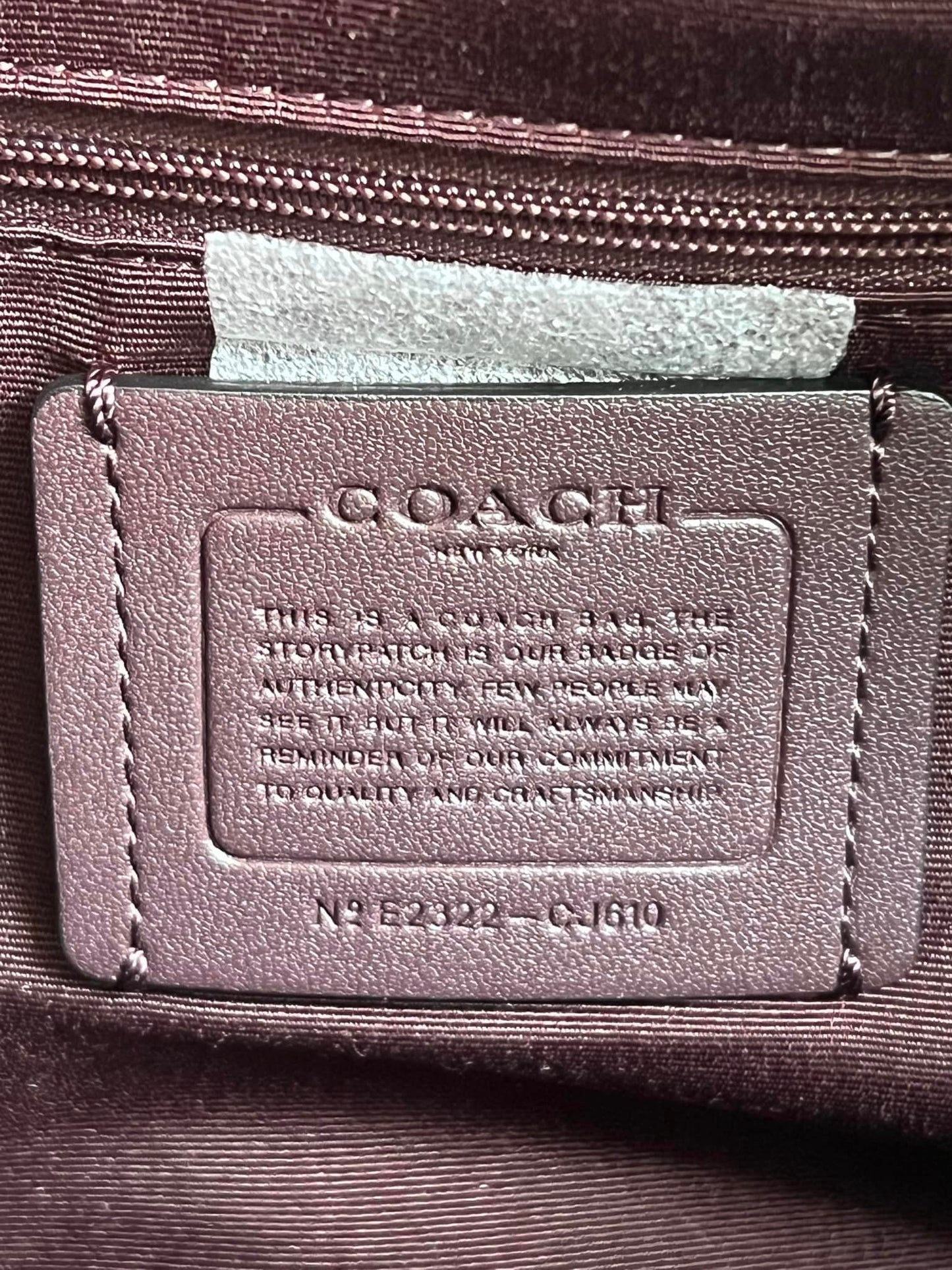 Coach Rowan Satchel with Puffy Diamond Quilting