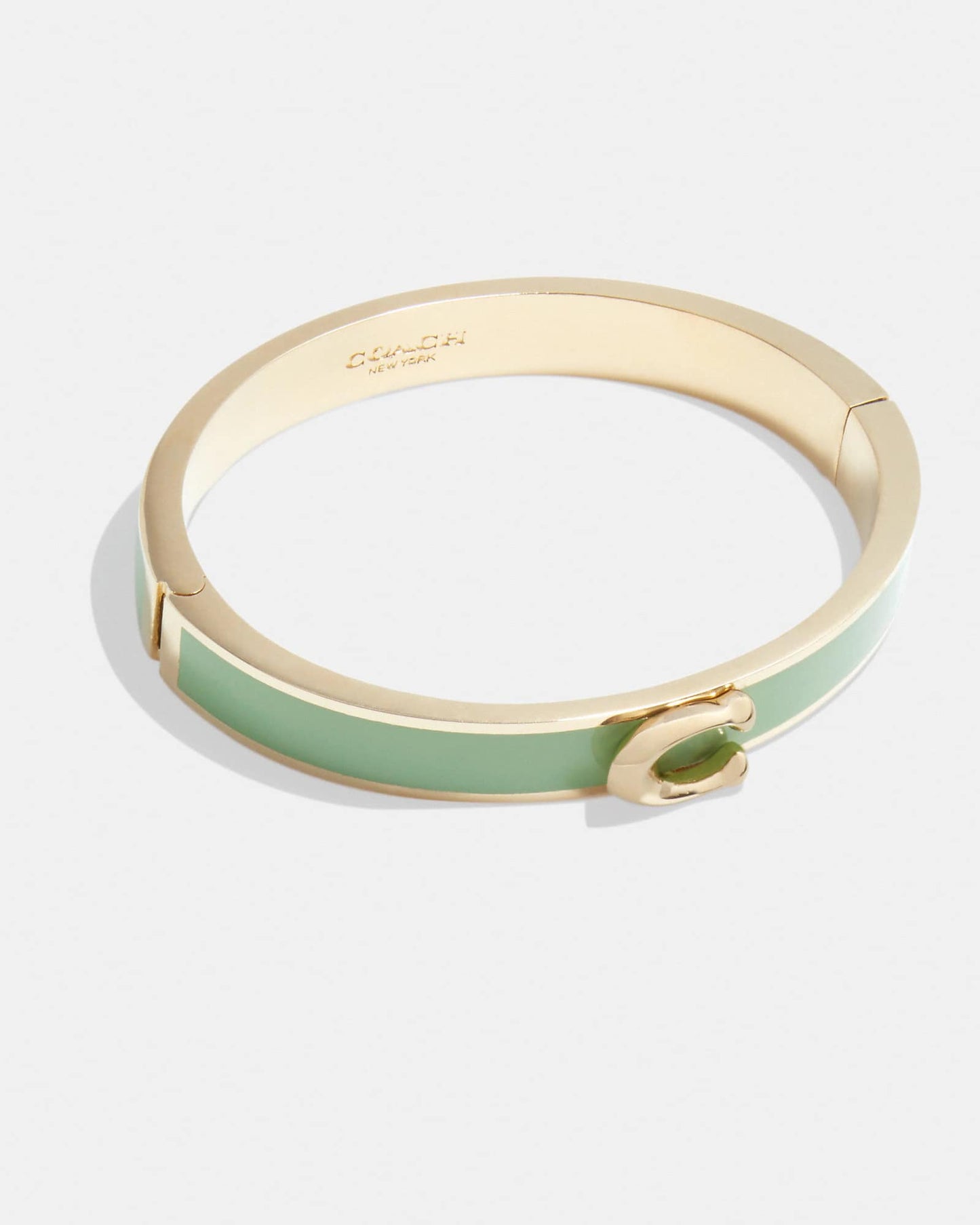 Coach Signature Push Hinged Bangle