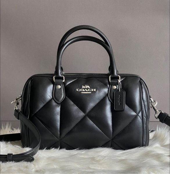 Coach Rowan Satchel with Puffy Diamond Quilting