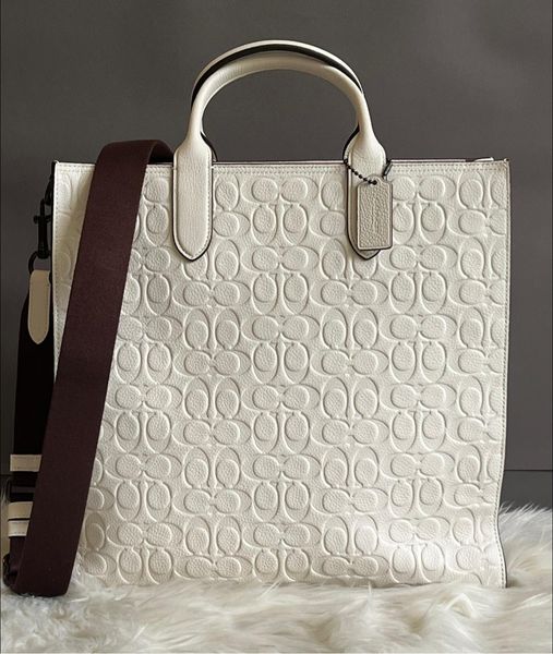 Coach Gotham Tall Tote in Signature Leather