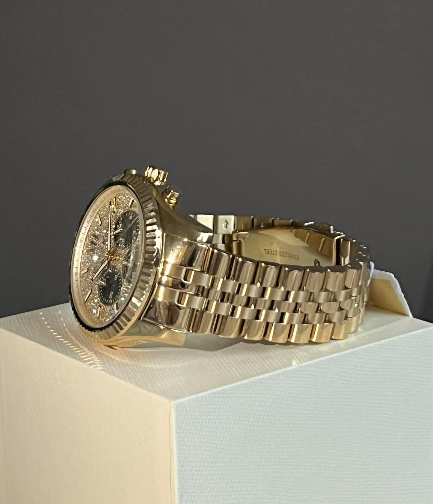 Michael Kors Oversized Lexington Gold-Tone Watch