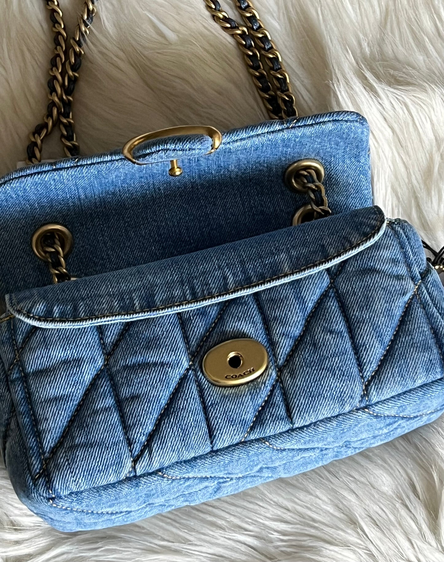Coach Tabby Shoulder Bag 20 with Quilting