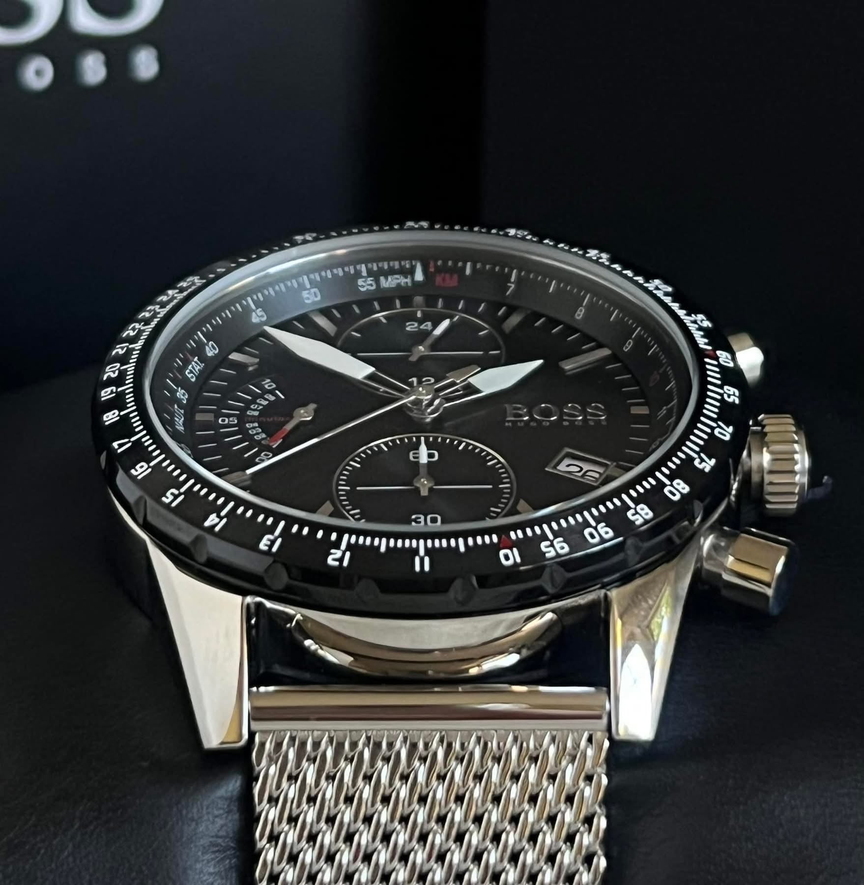 s*g様 ヒューゴボス/腕時計/メンズ/パイロットエディションクロノ/15138 Hugo Boss Men's Pilot Edition Chronograph Watch – Club de Mode