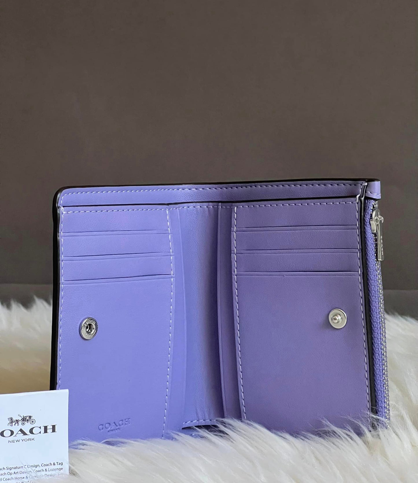 Coach Women’s Bifold Snap Wallet no