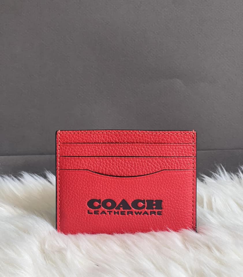 Coach Flat Card Case Leatherware