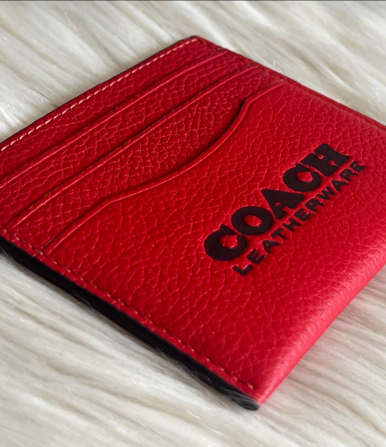 Coach Flat Card Case Leatherware