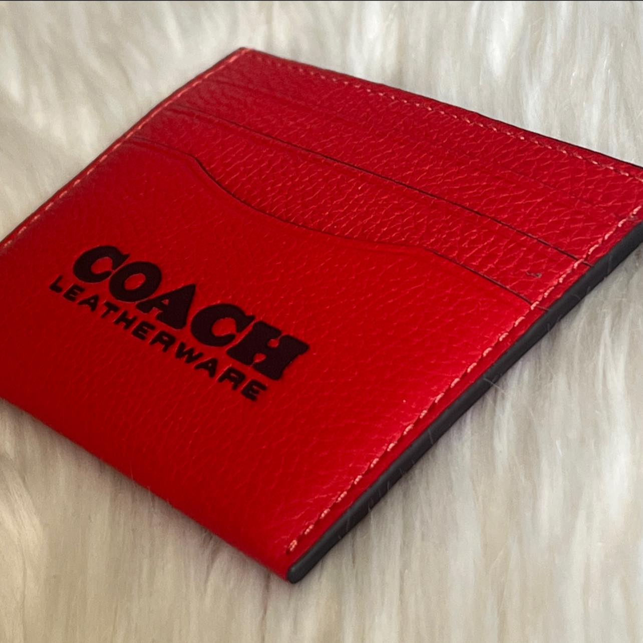 Coach Flat Card Case Leatherware